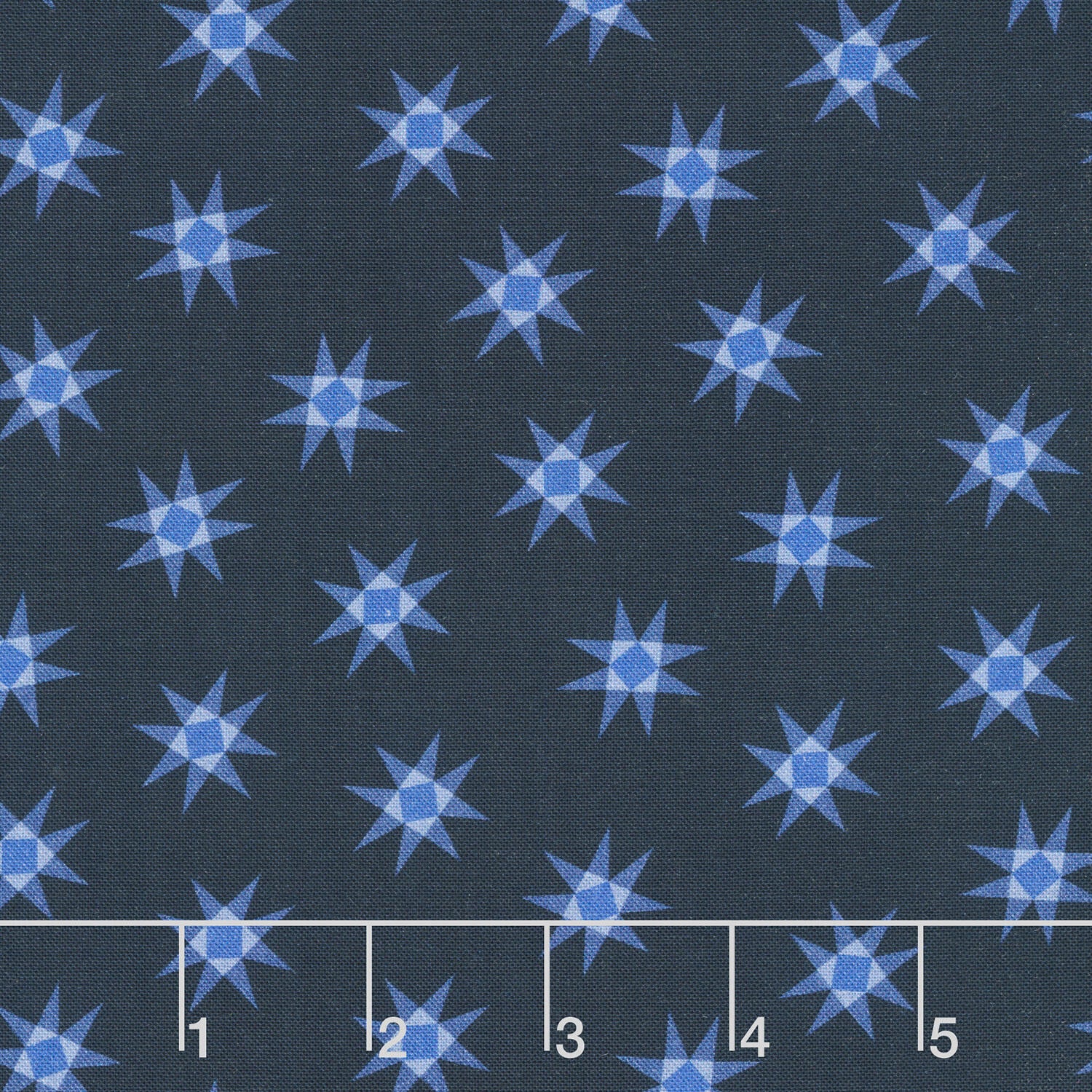 108" Premium Quilt Backs - Radiant Stars Navy 108" Wide Backing