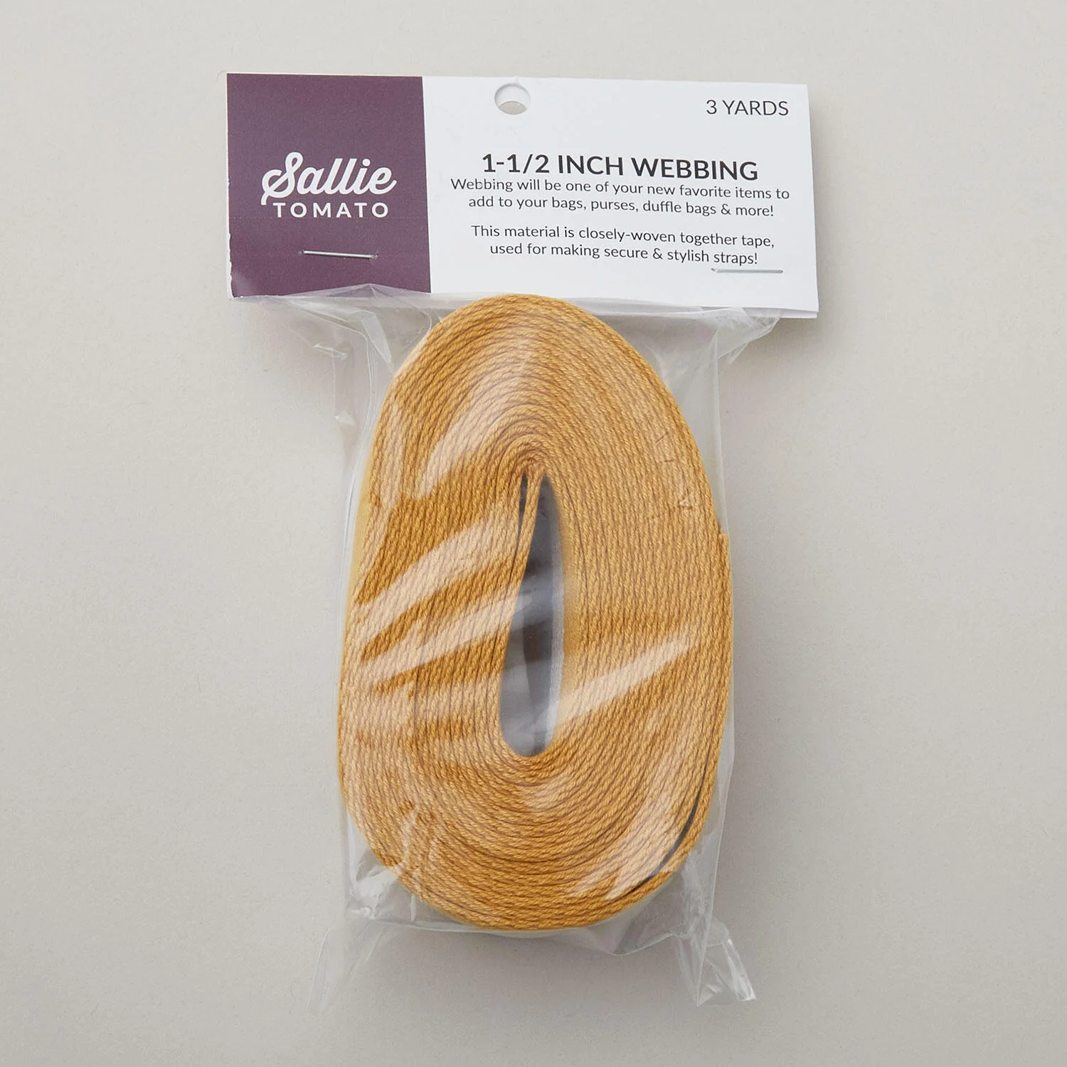1-1/2" Striped Beach Breeze Webbing - 3 Yard Cut - Image 2