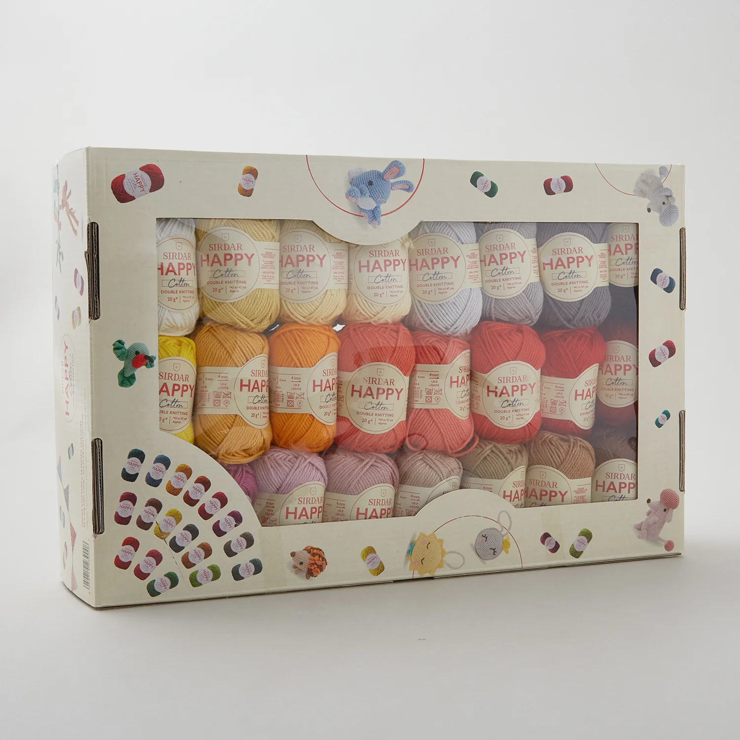 50 HAPPY COTTON COLORS IN A HAPPY BOX