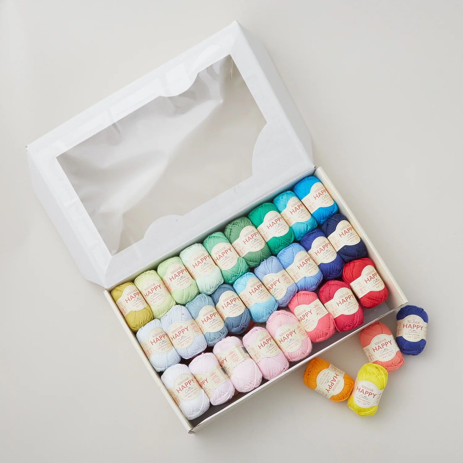 50 HAPPY COTTON COLORS IN A HAPPY BOX - Image 2