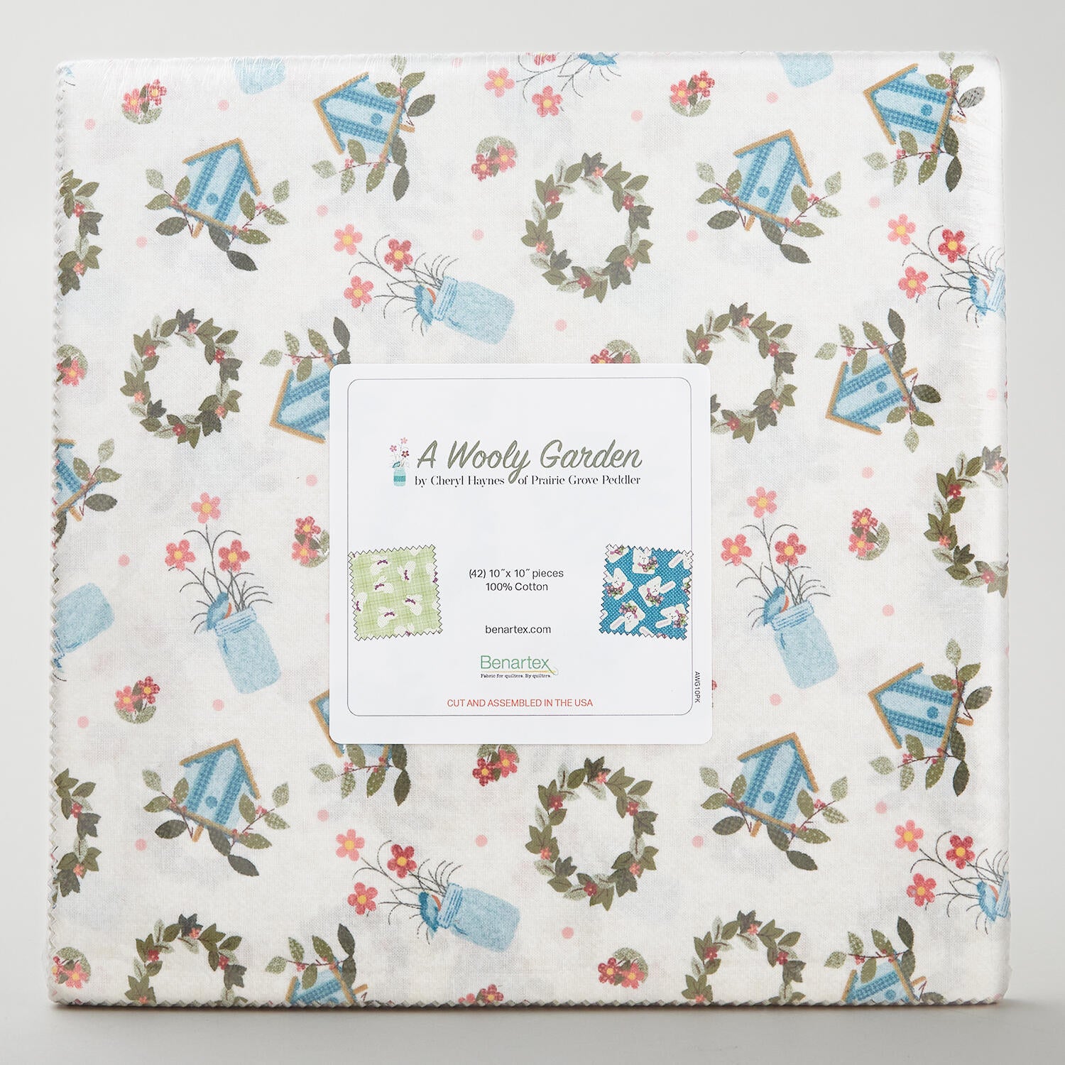 A Wooly Garden Favorites 10" Squares - Image 2