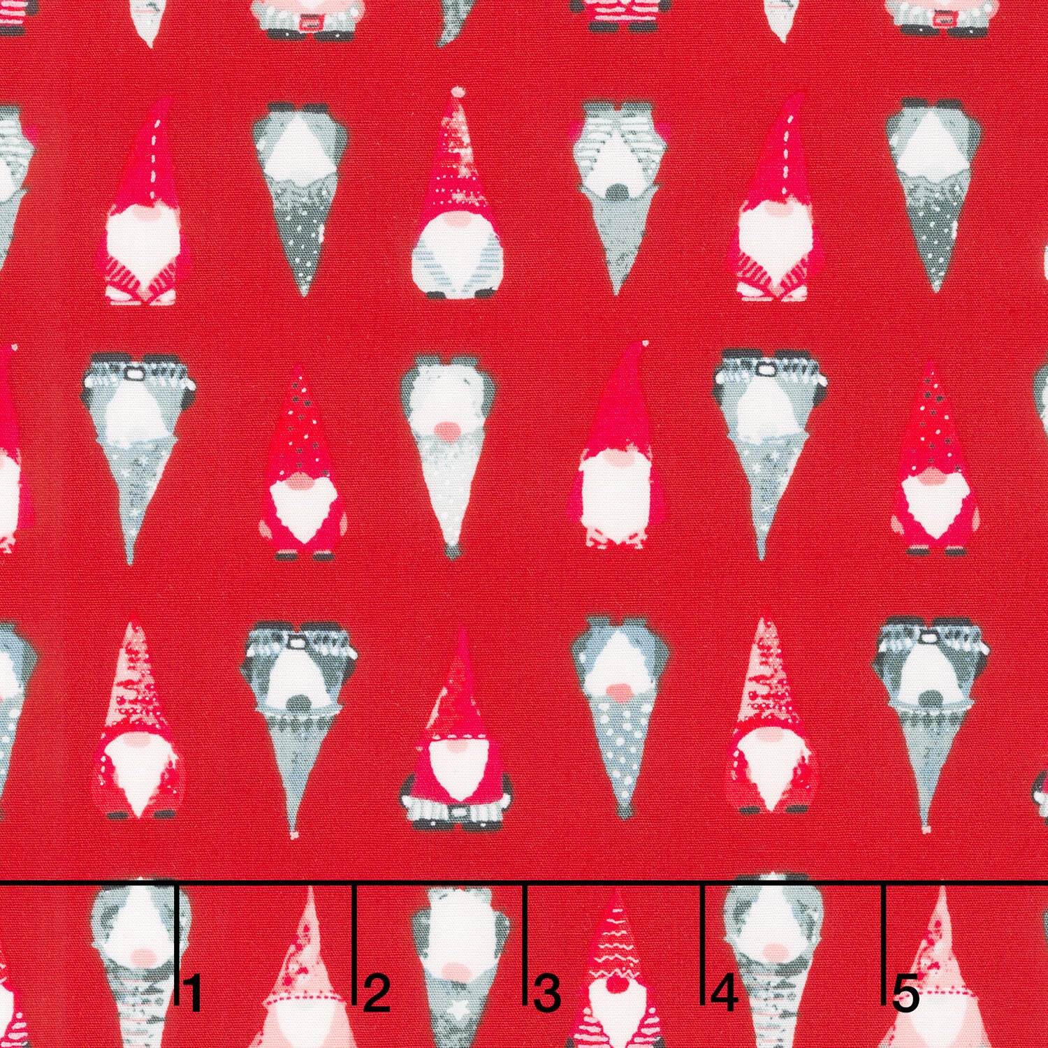 Adventale - Playful Gnomes Berry Yardage