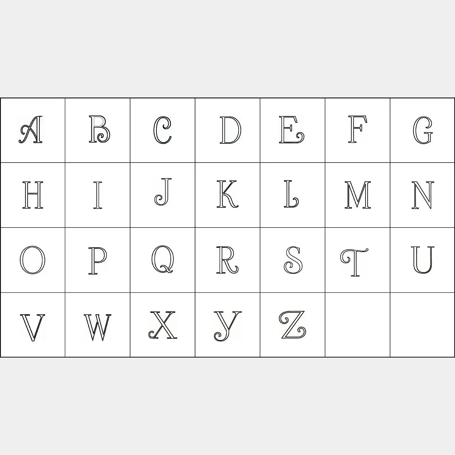 Alphabet Embroidery Panel - Image 2