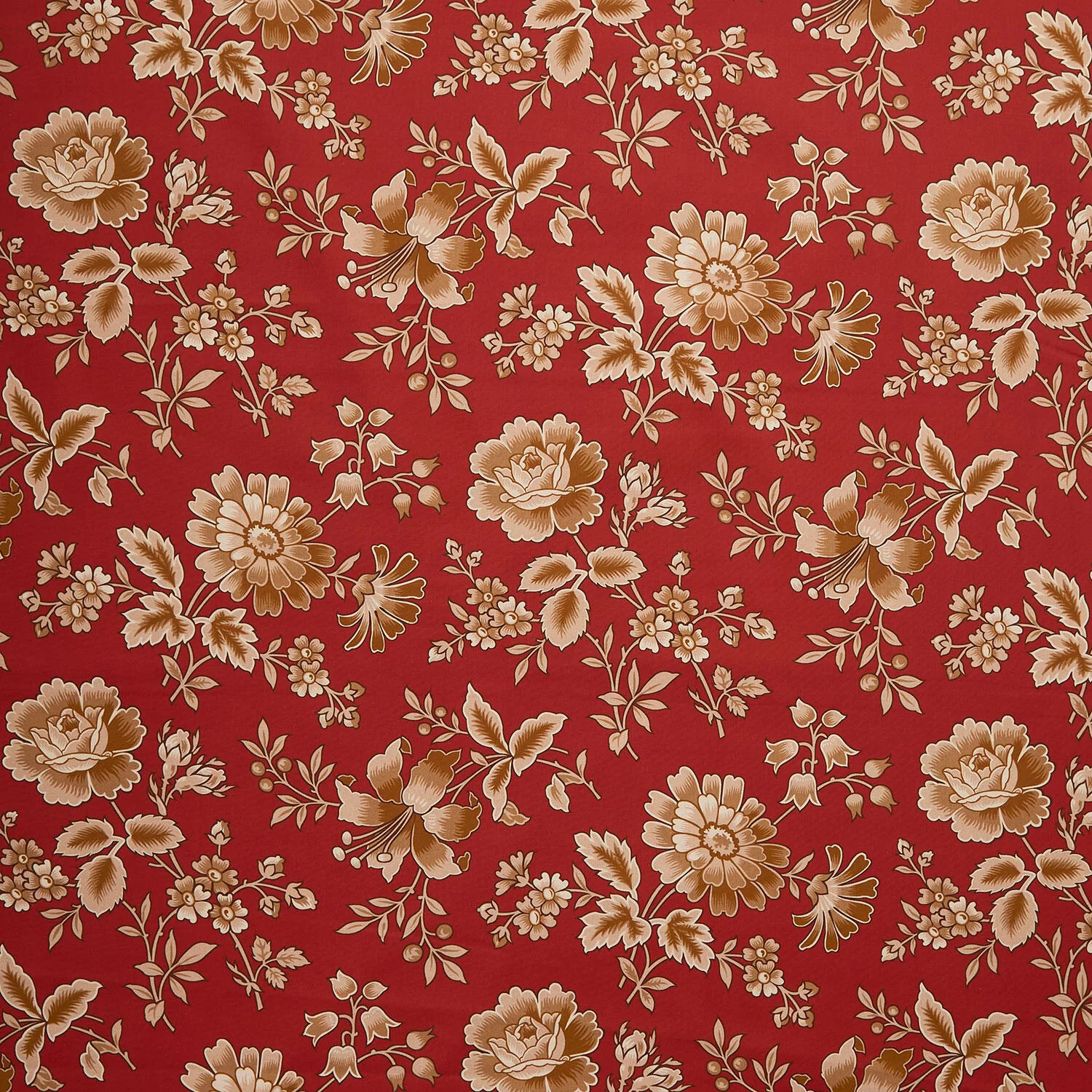 Always and Forever - Wild Bouquet Crimson 108" Wide Backing