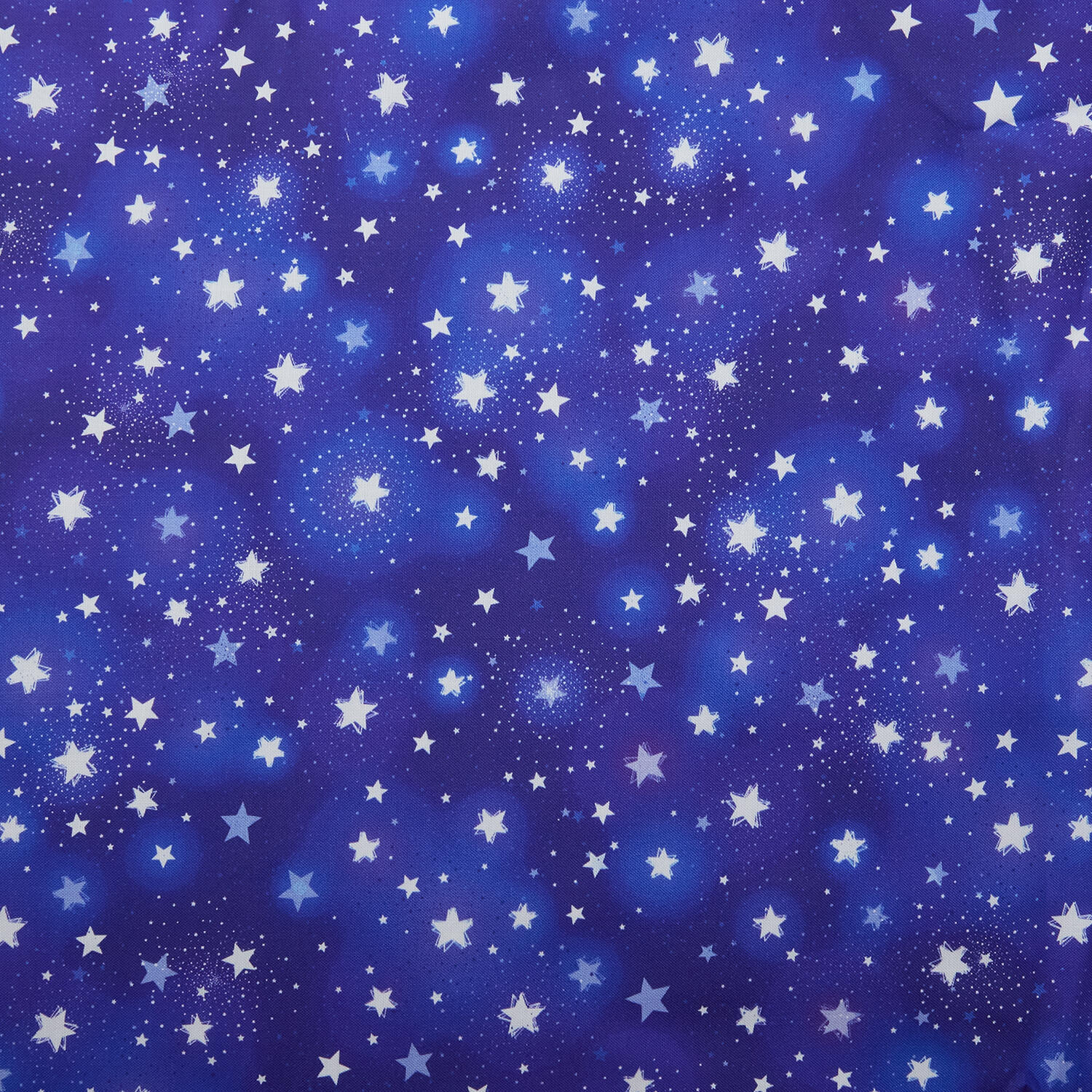 American Sparkle Wide - Blue Stars 108" Wide 3 Yard Cut - Image 2