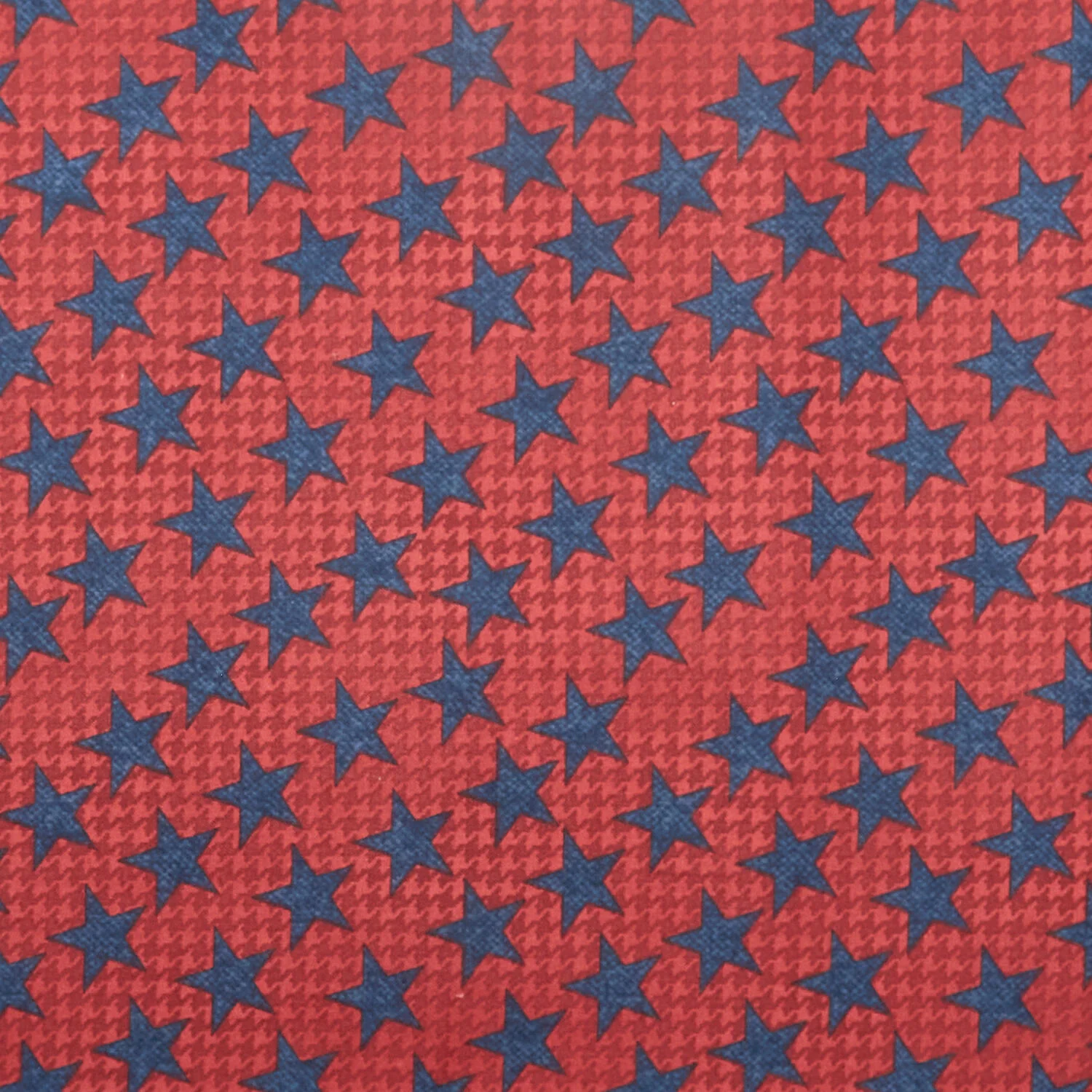 American Spirit - Houndstooth Stars Red 2 Yard Cut - Image 2