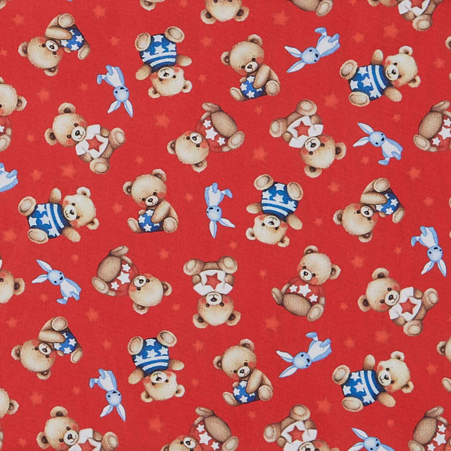 Americana Baby - Americana Bear Red 2 Yard Cut - Image 2
