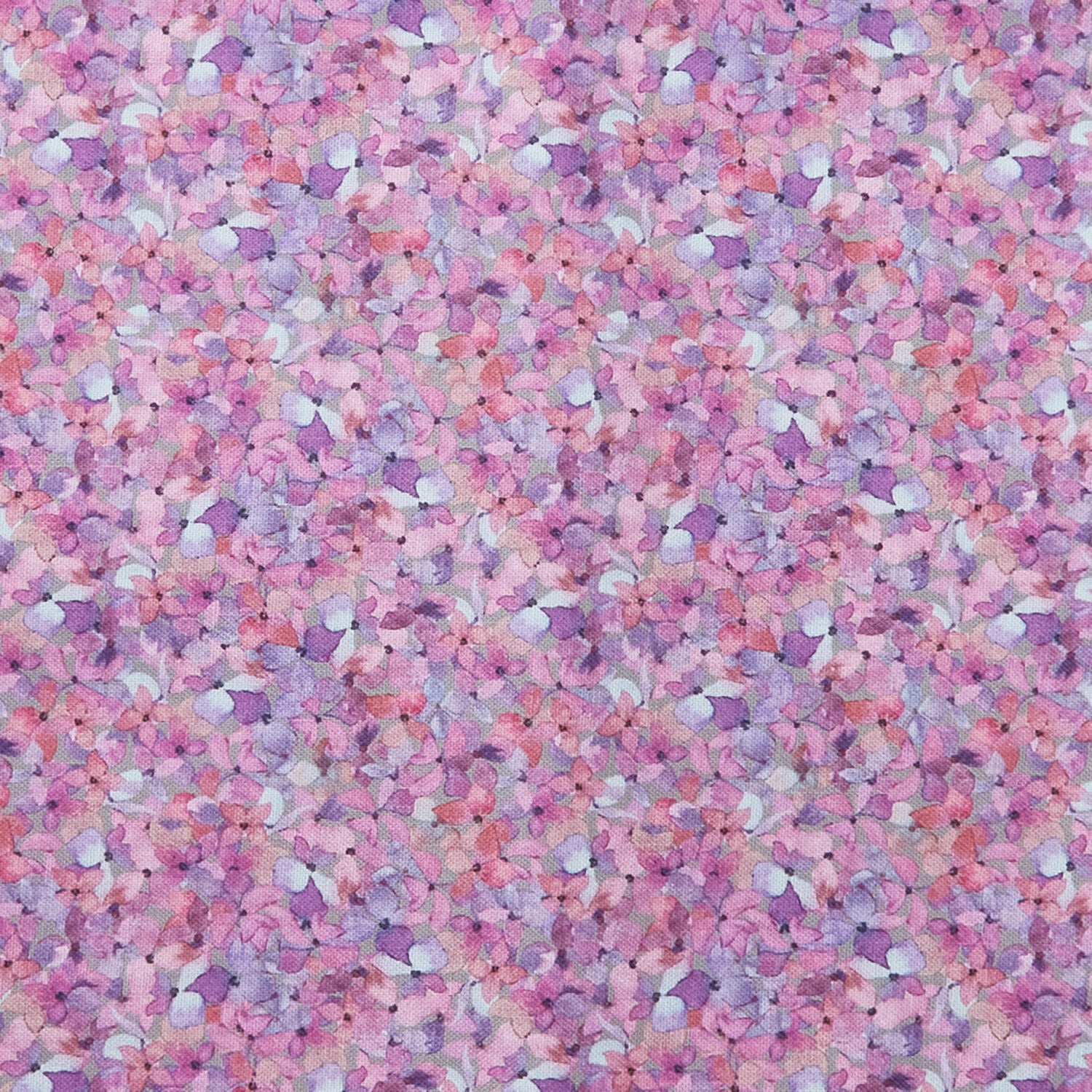 Amethyst Shadows Favorites - Packed Small Flowers Light Purple 2 Yard Cut - Image 2