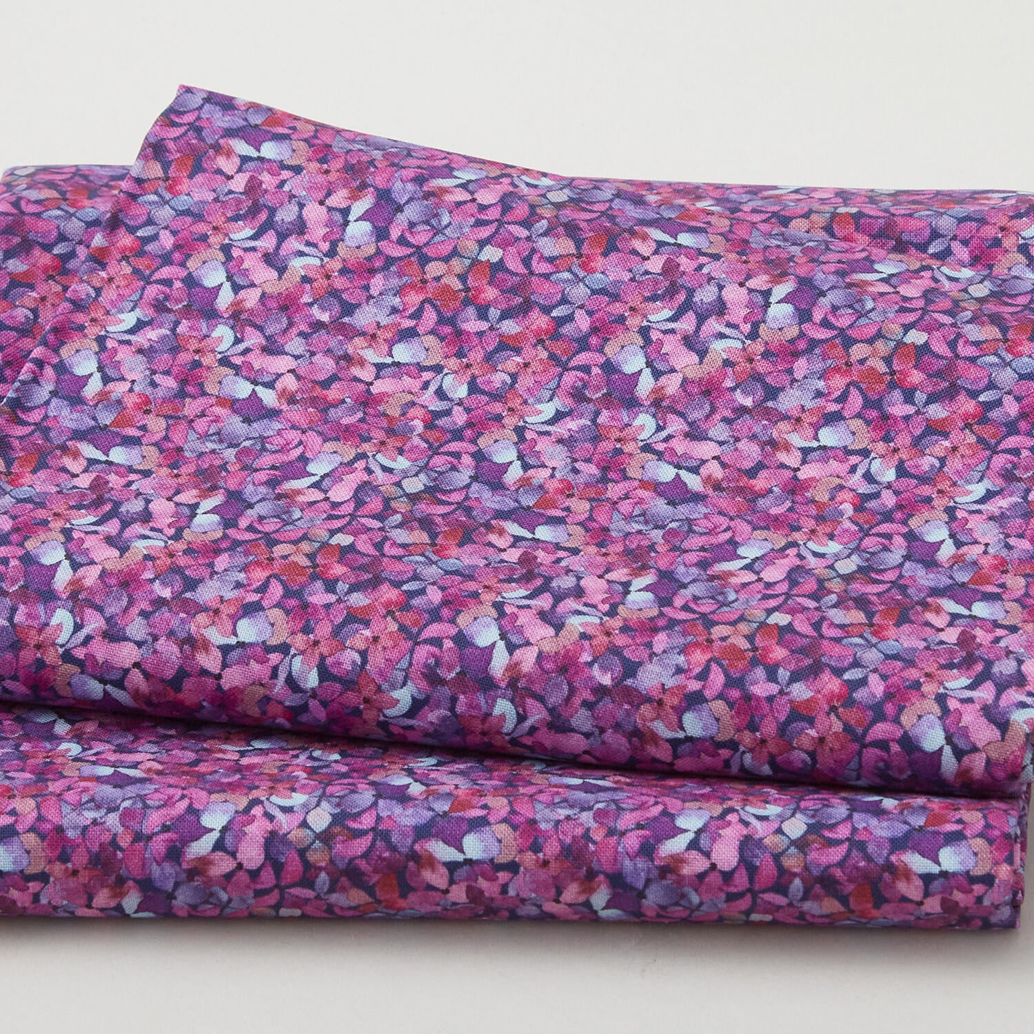 Amethyst Shadows Favorites - Packed Small Flowers Purple 2 Yard Cut