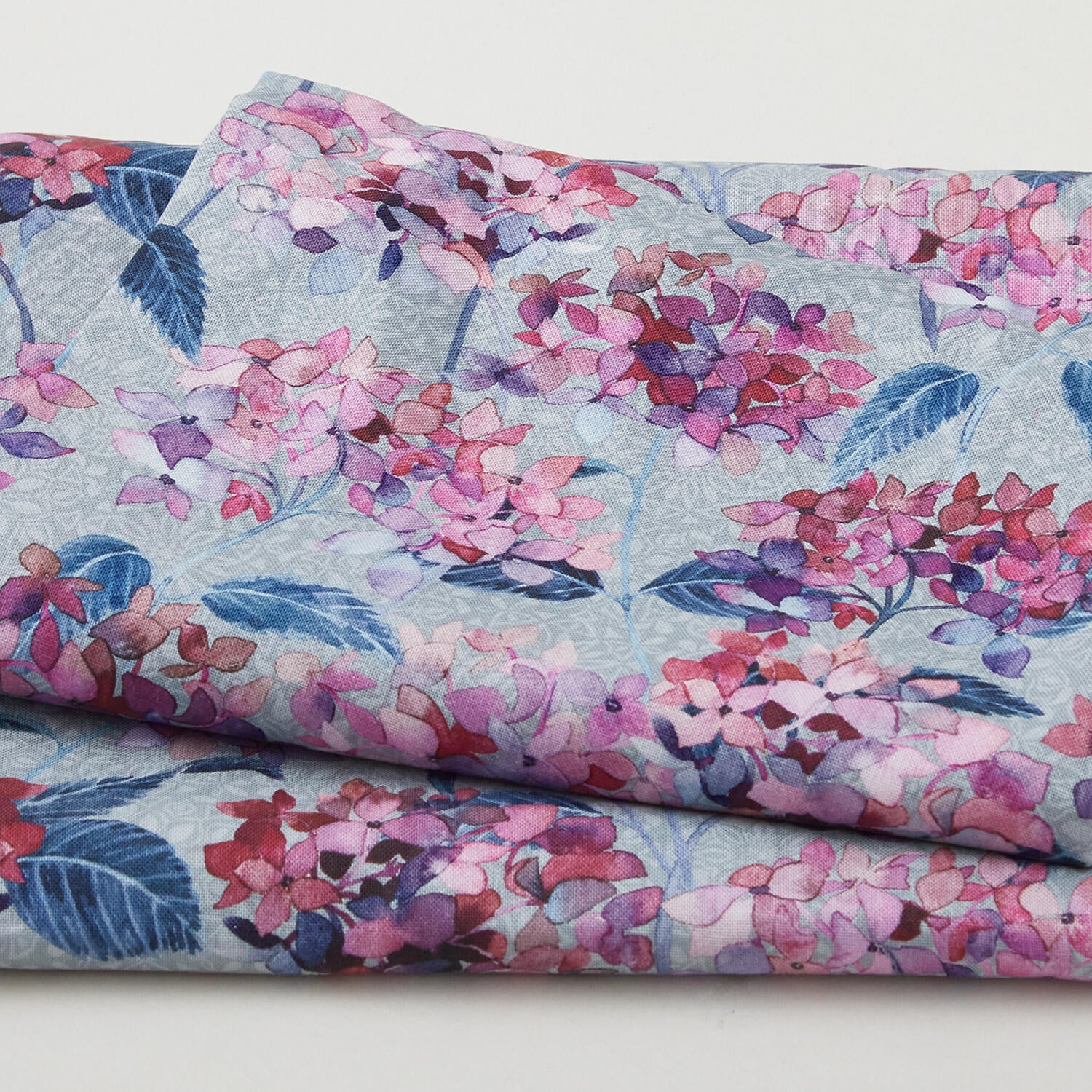 Amethyst Shadows Favorites - Viney Floral Grey 2 Yard Cut