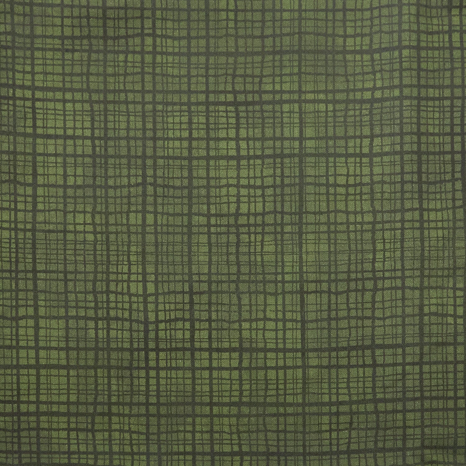 Amour Favorites - Plaid Texture Dark Green 2 Yard Cuts - Image 2