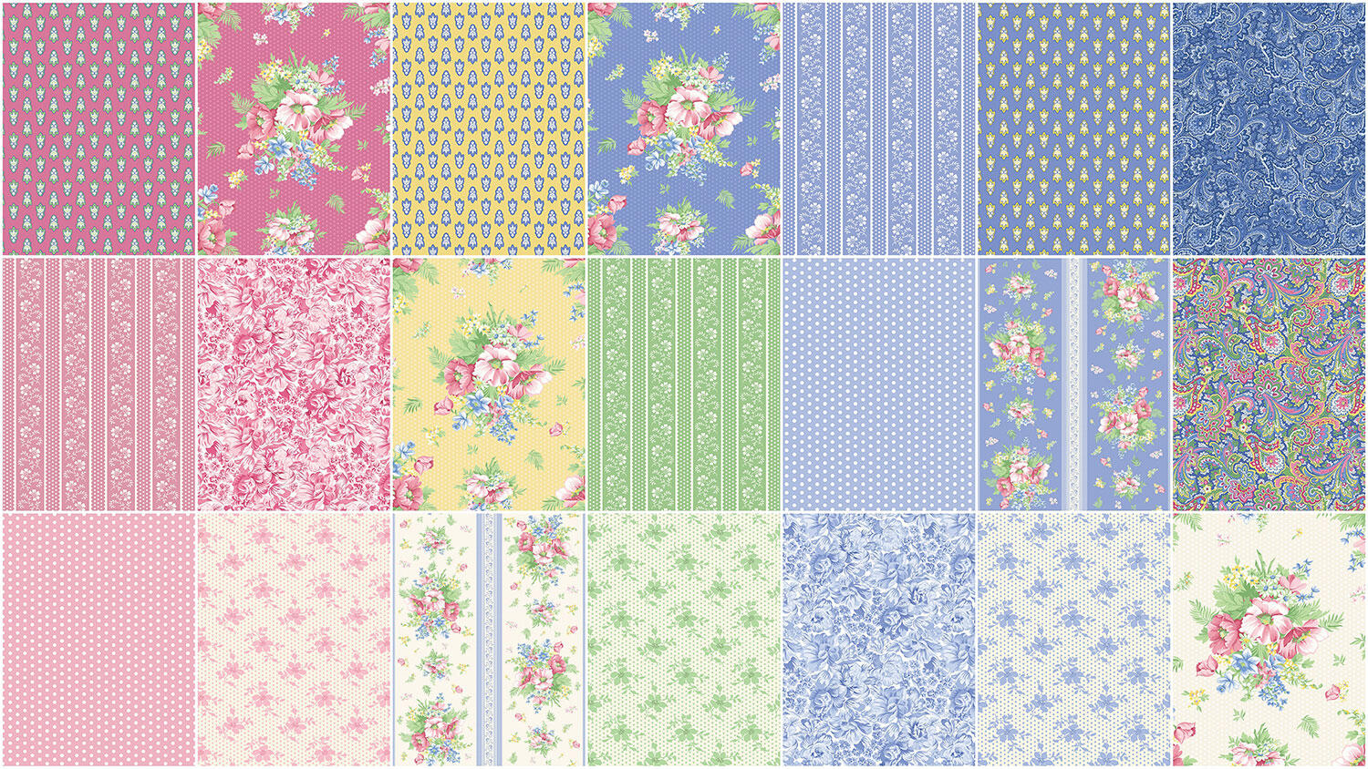 April's Garden 10" Squares - Image 3