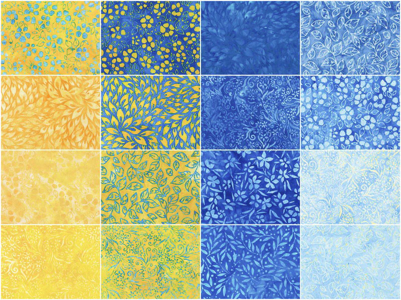 Artisan Batiks - Floral Wave Ten Squares - Image 3