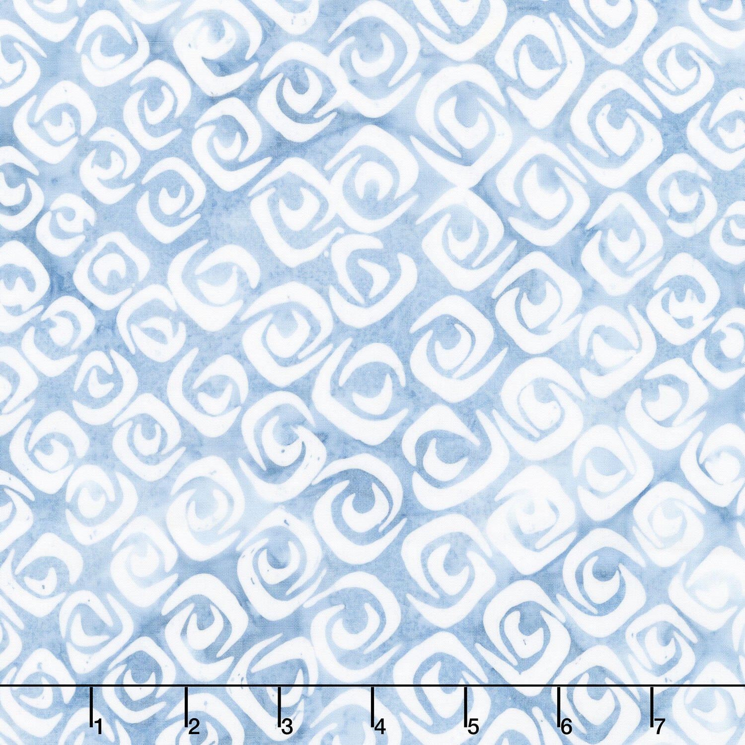 Artisan Batiks - Kasuri Packed Crescents Denim Yardage