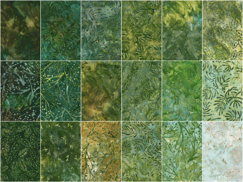 Artisan Batiks - Wintergreen Ten Squares - Image 3