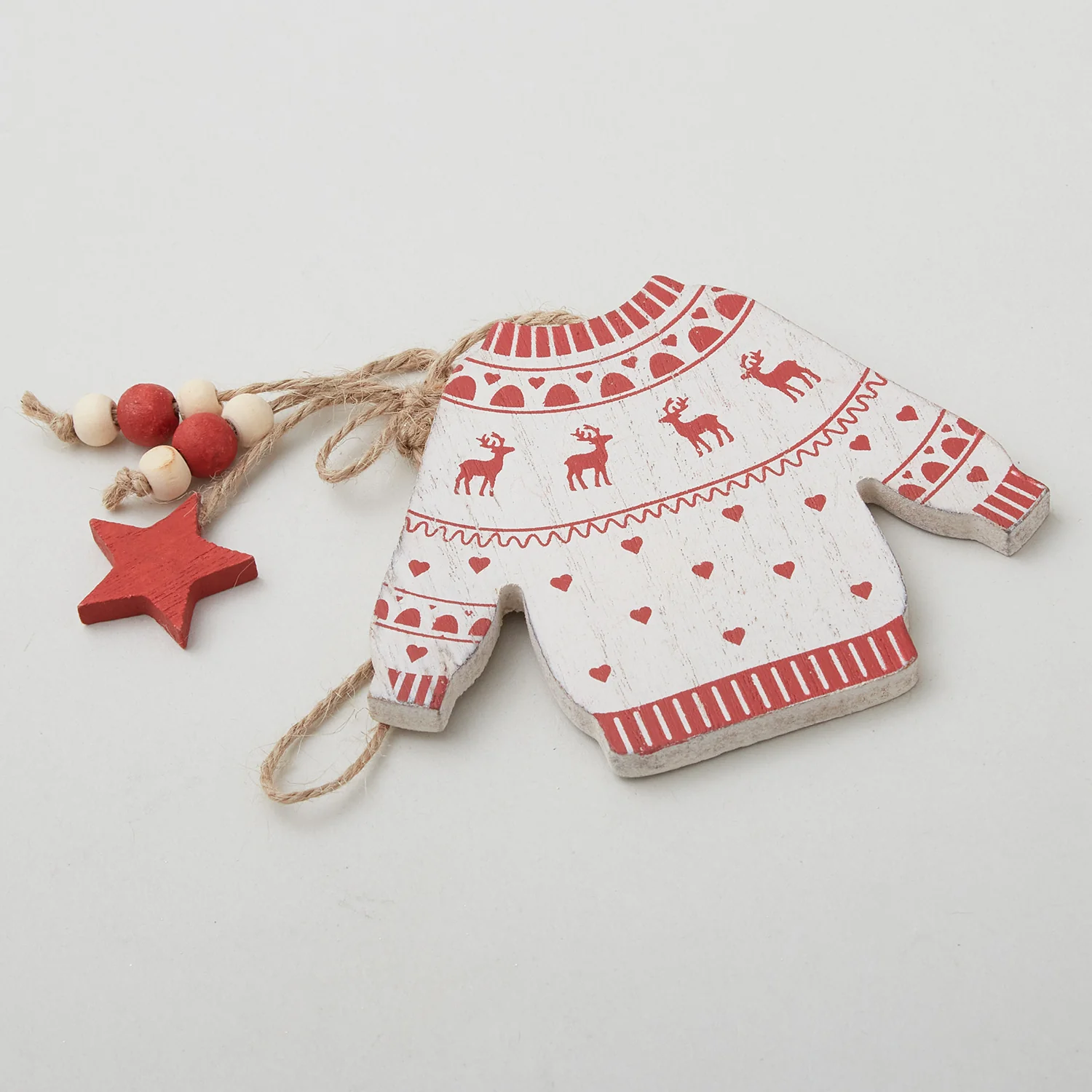 Wood Sweater Ornaments - Asst'd - Image 2