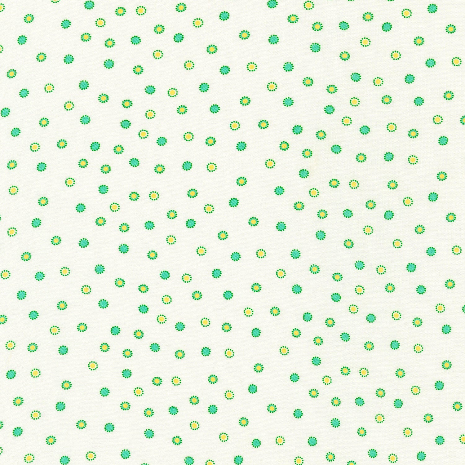 At The Cottage - Dots Aloe Yardage