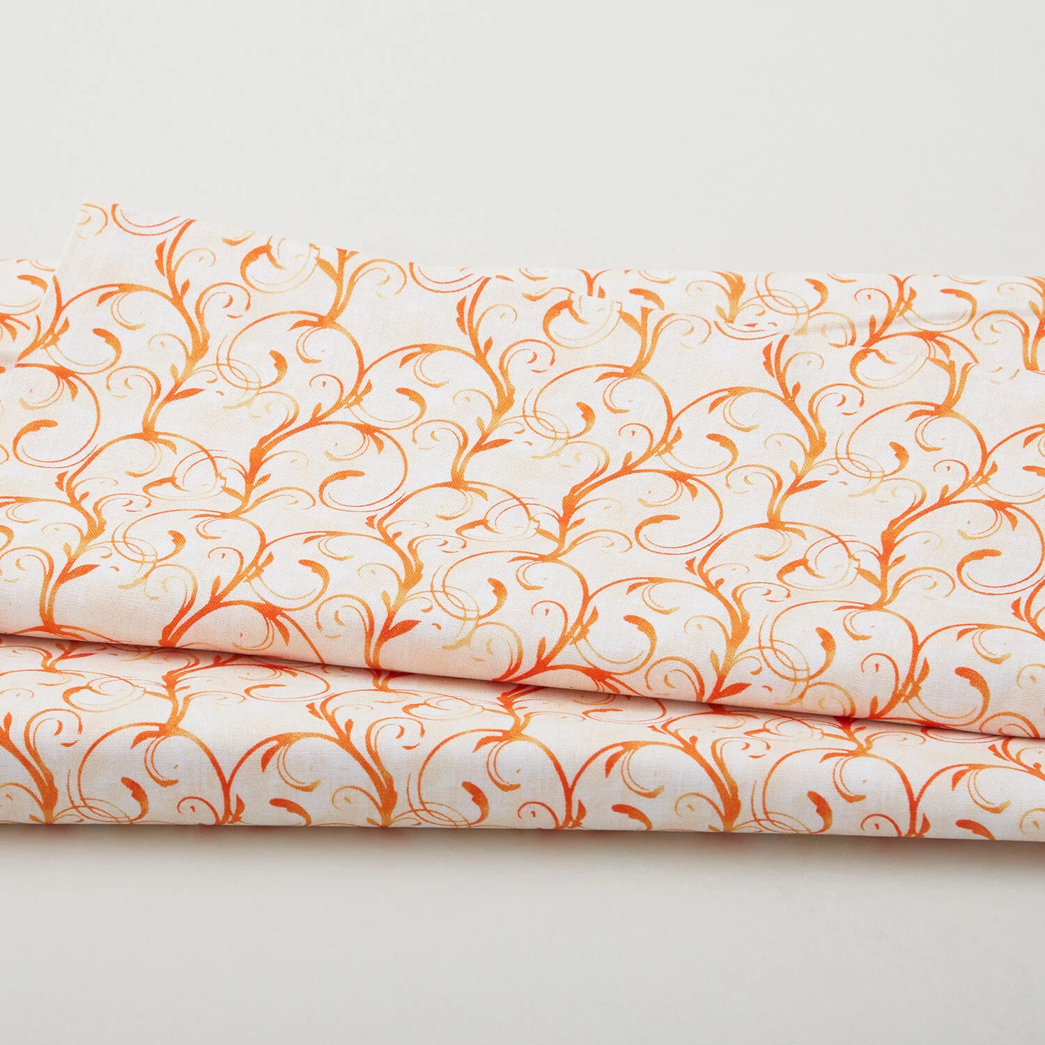 Atlantis (Mythical Mermaids) - Ocean Swirl Light Orange 2 Yard Cut
