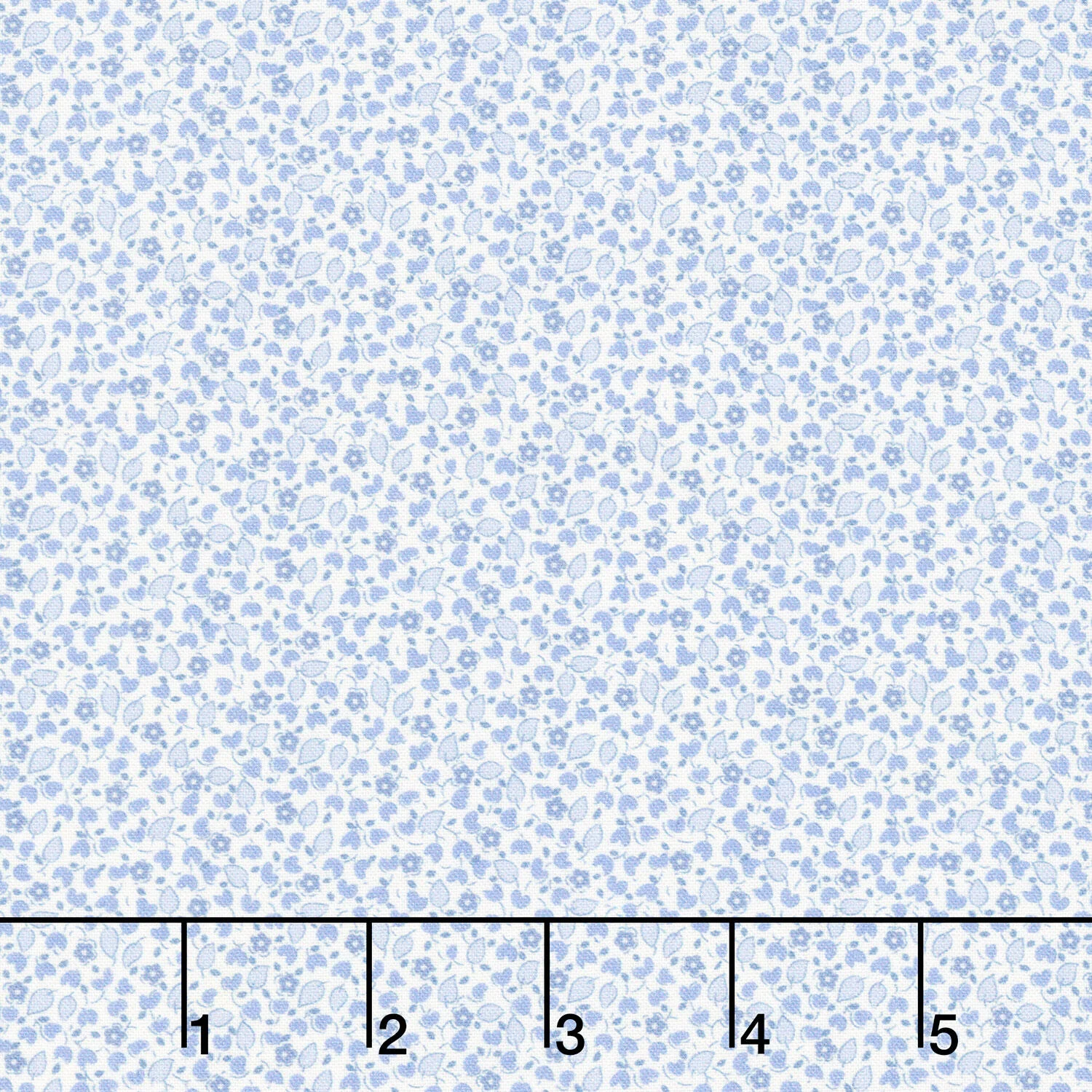 Aunt Grace Rock My Baby - Ditsy Blue Yardage