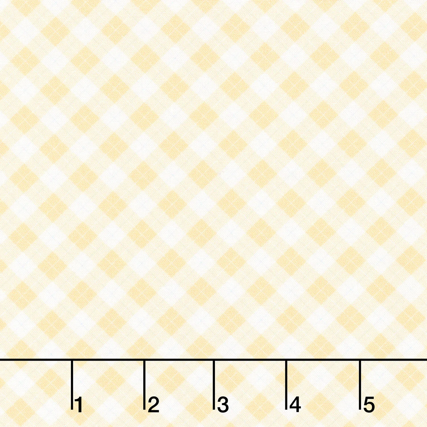 Aunt Grace Rock My Baby - Plaid Yellow Yardage