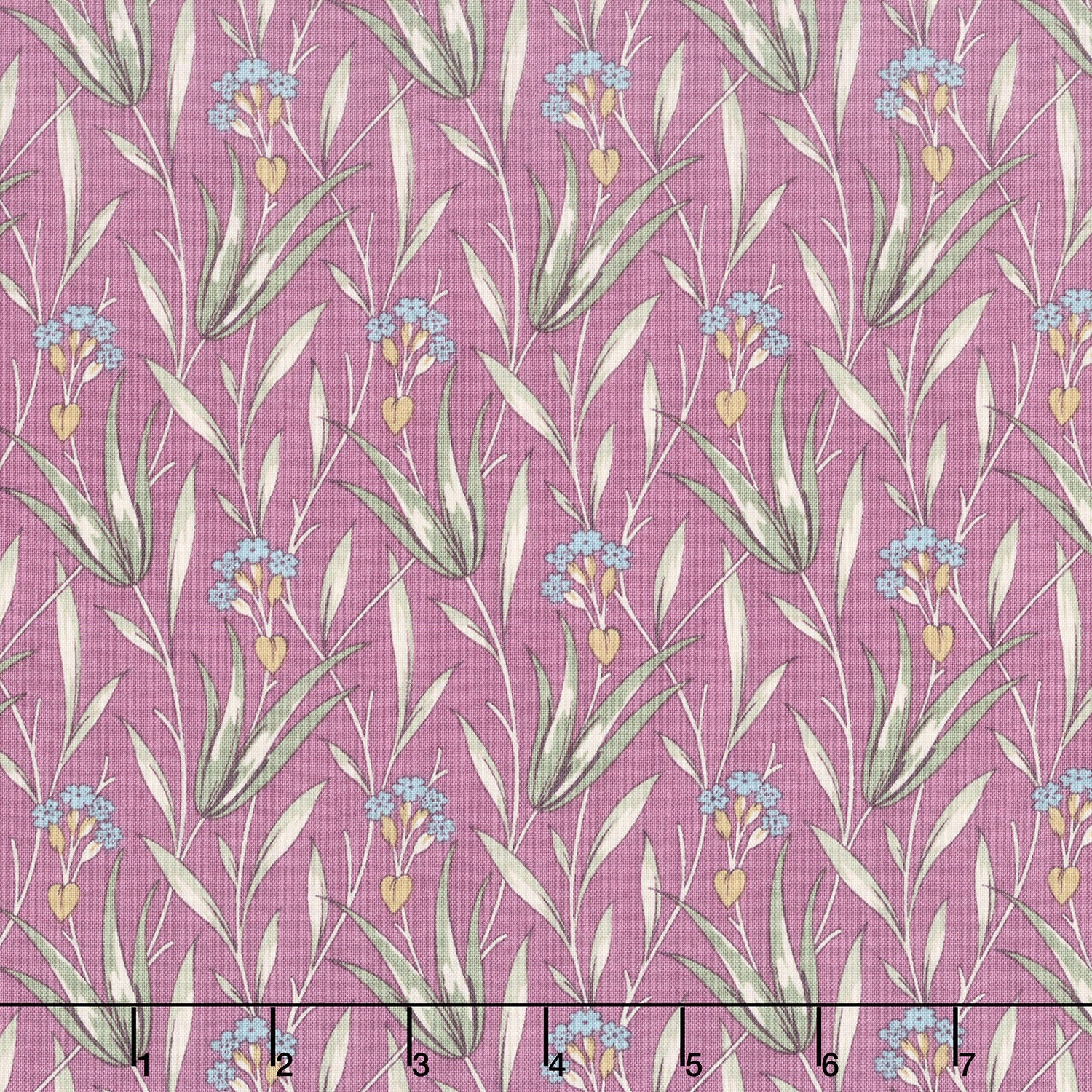 Autumn Bouquet - Milkweed Purple Yardage