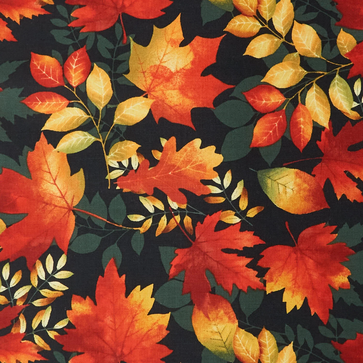 Autumn Fields - Autumn Leaves Hunter 2 Yard Cut - Image 2