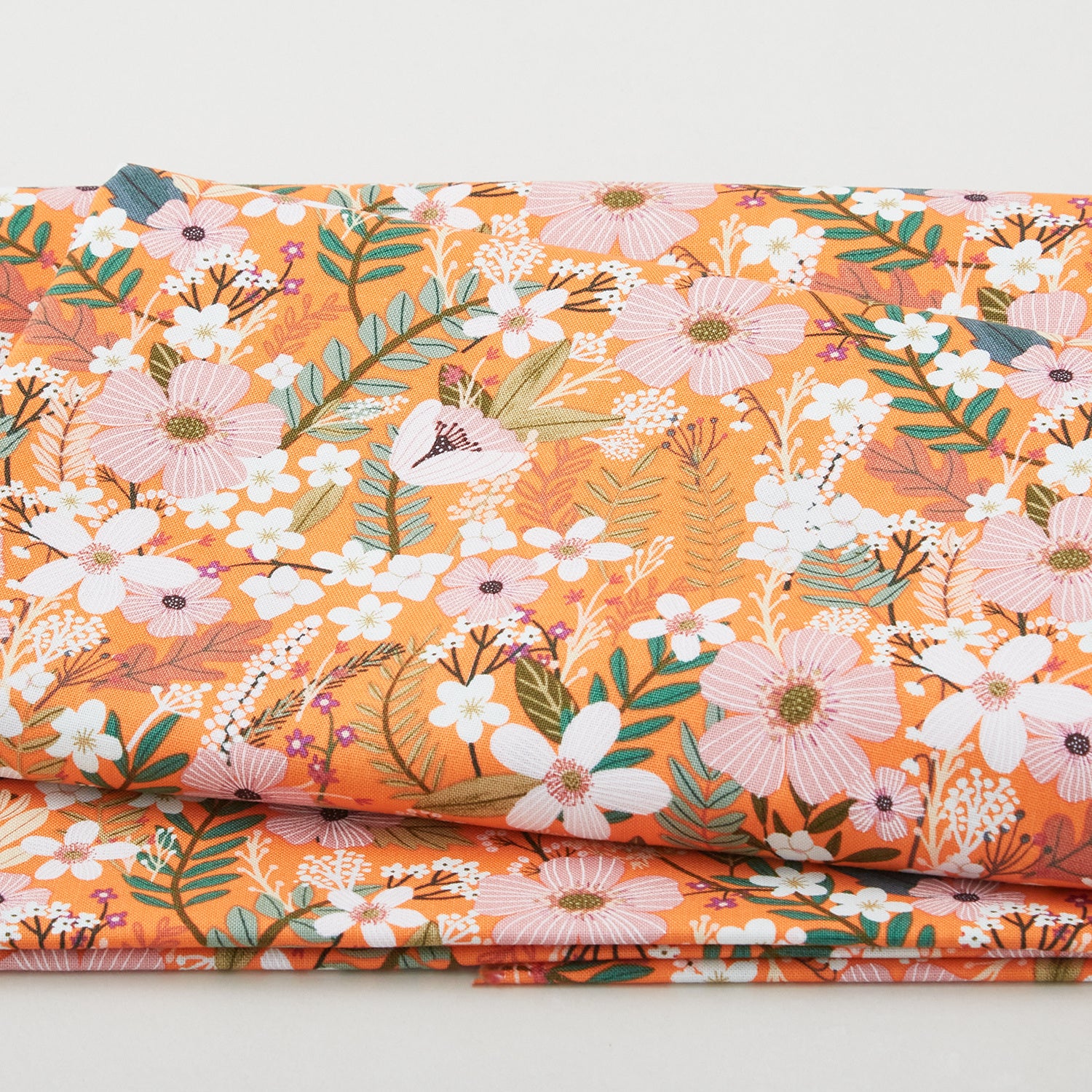 Autumn Friends - Floral Mist Mango 2 Yard Cut