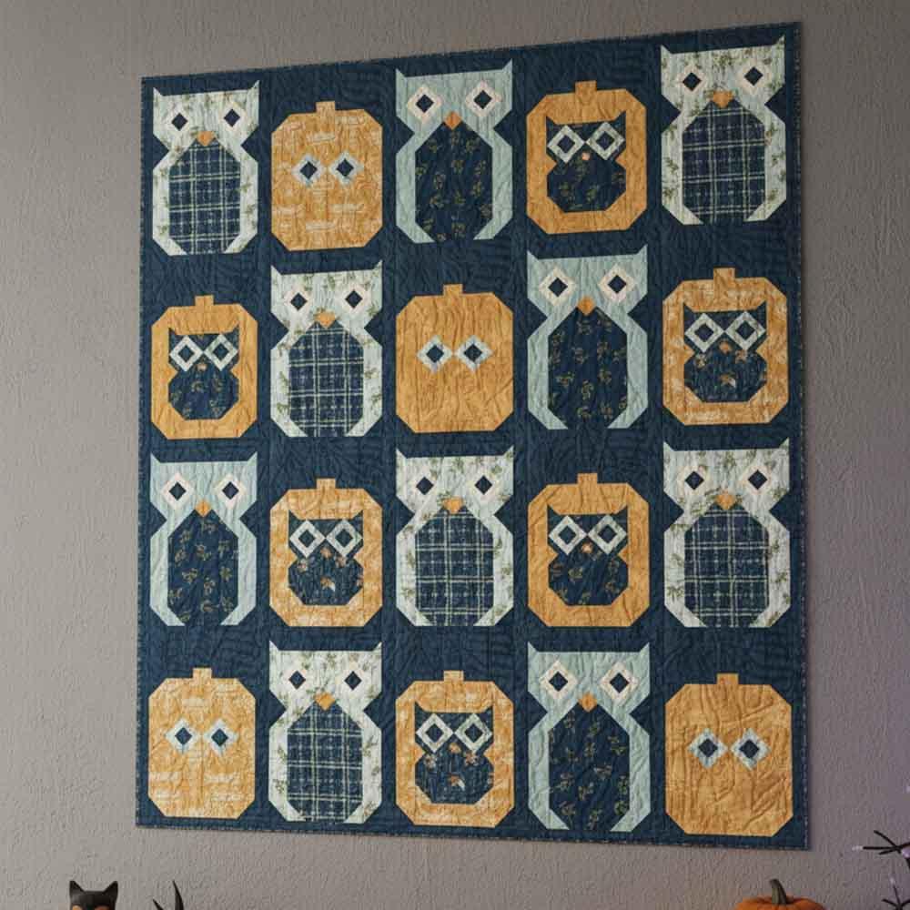 Autumn Owls Quilt - I Love Fall Most of All! - Deb Strain - Kit - Image 3