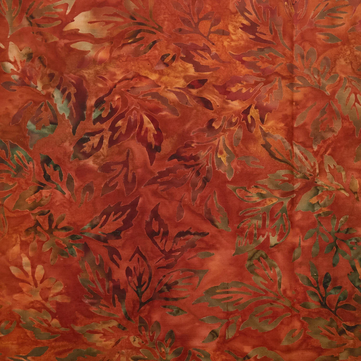 Autumn Skies Batiks Favorites - Cinnamon Sprigs 2 Yard Cut - Image 2