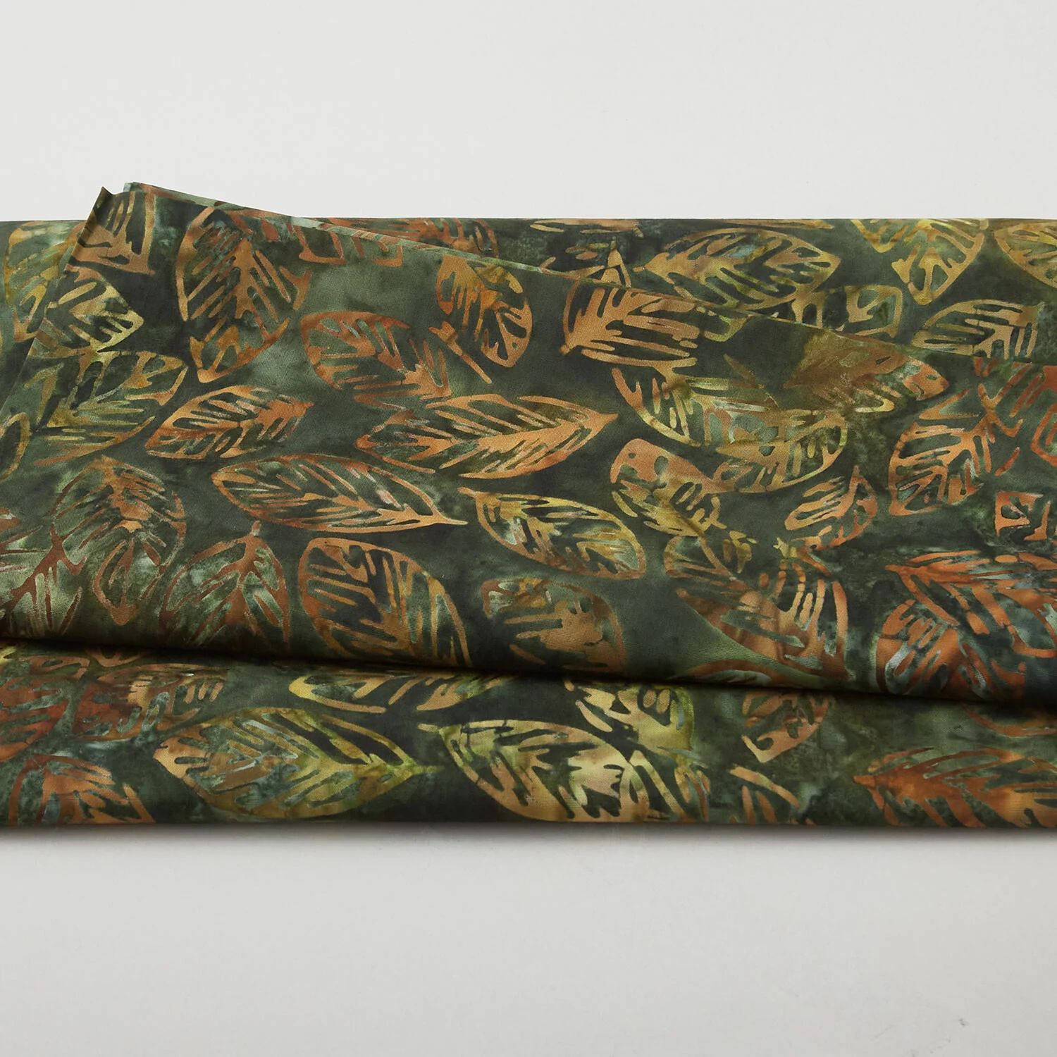 Autumn Skies Batiks Favorites - Pine Lined Leaves 2 Yard Cut