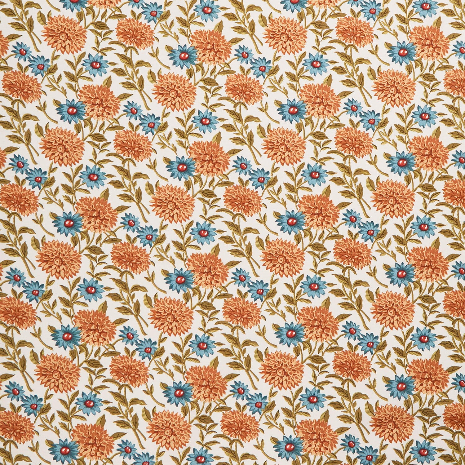 Autumn Woods - Woodland Bloom Almond Yardage