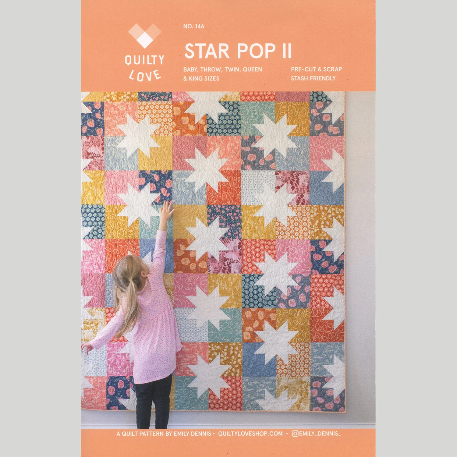 Azure Breeze Star Pop II Quilt Kit - Image 3
