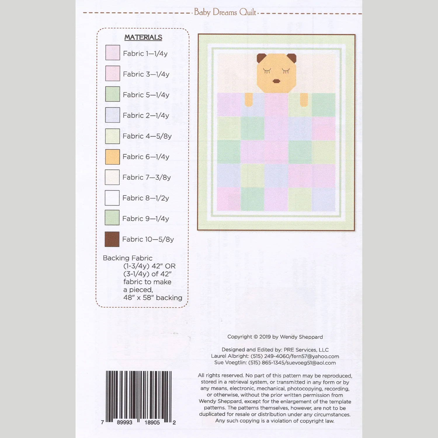 Baby Dreams Quilt Pattern - Image 2