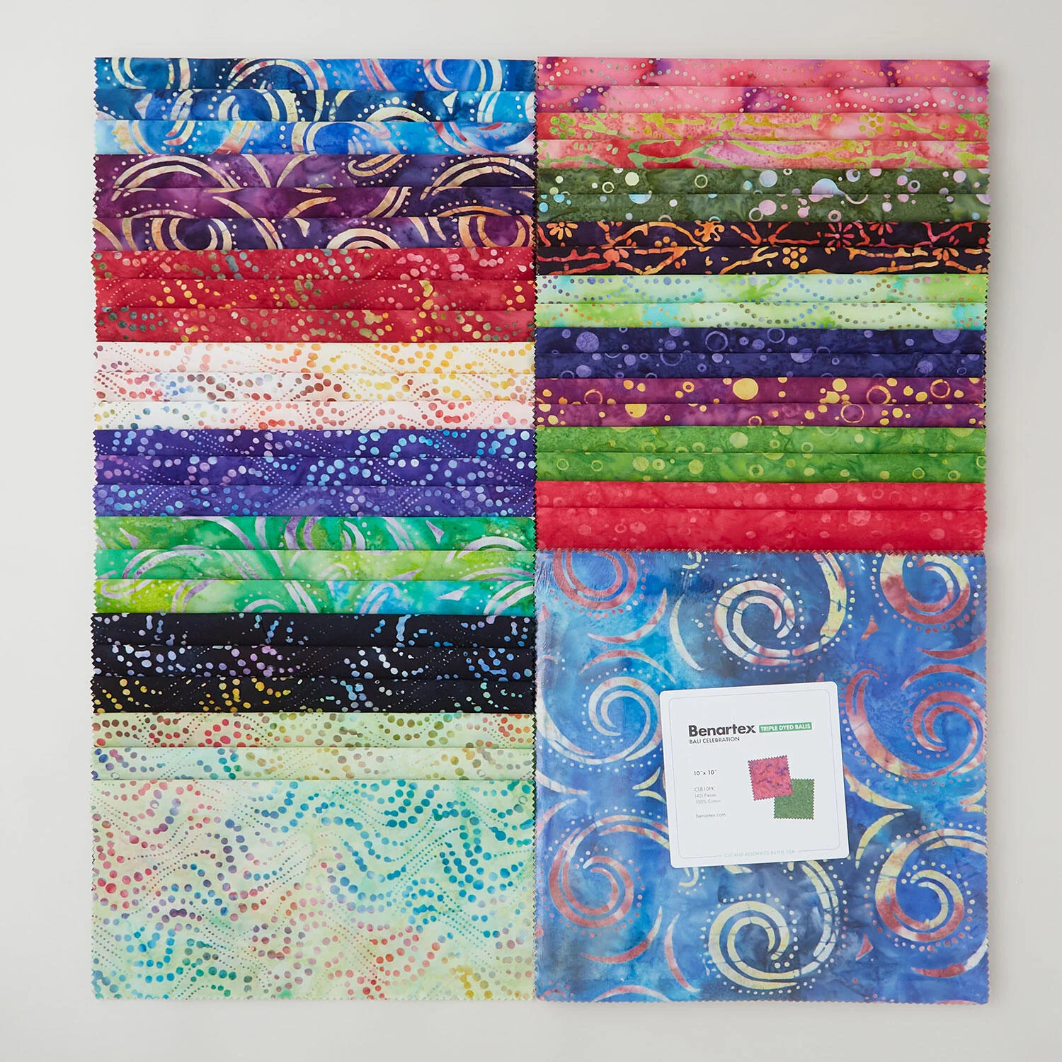 Bali Batiks Celebration Favorites 10" Squares