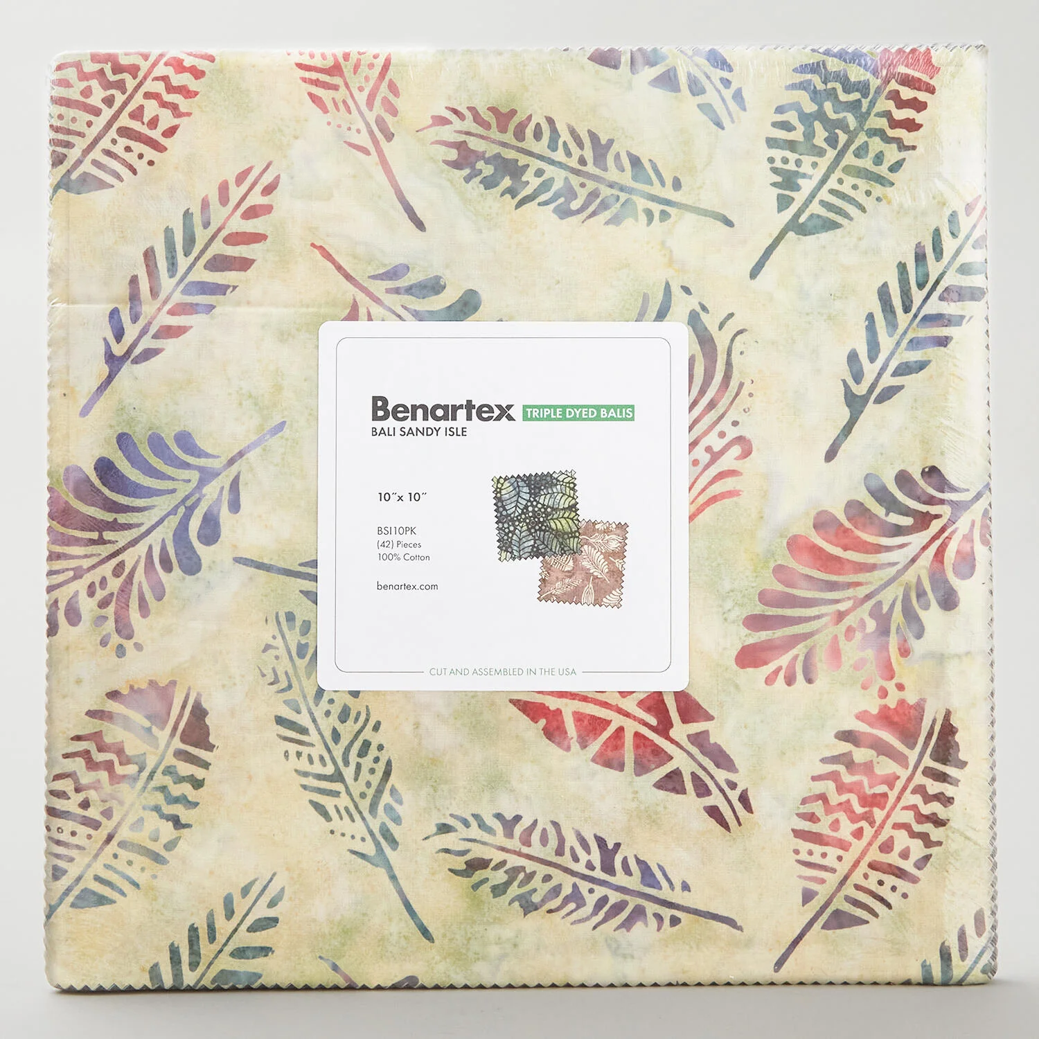 Bali Batiks Sandy Isle Favorites 10" Squares - Image 2