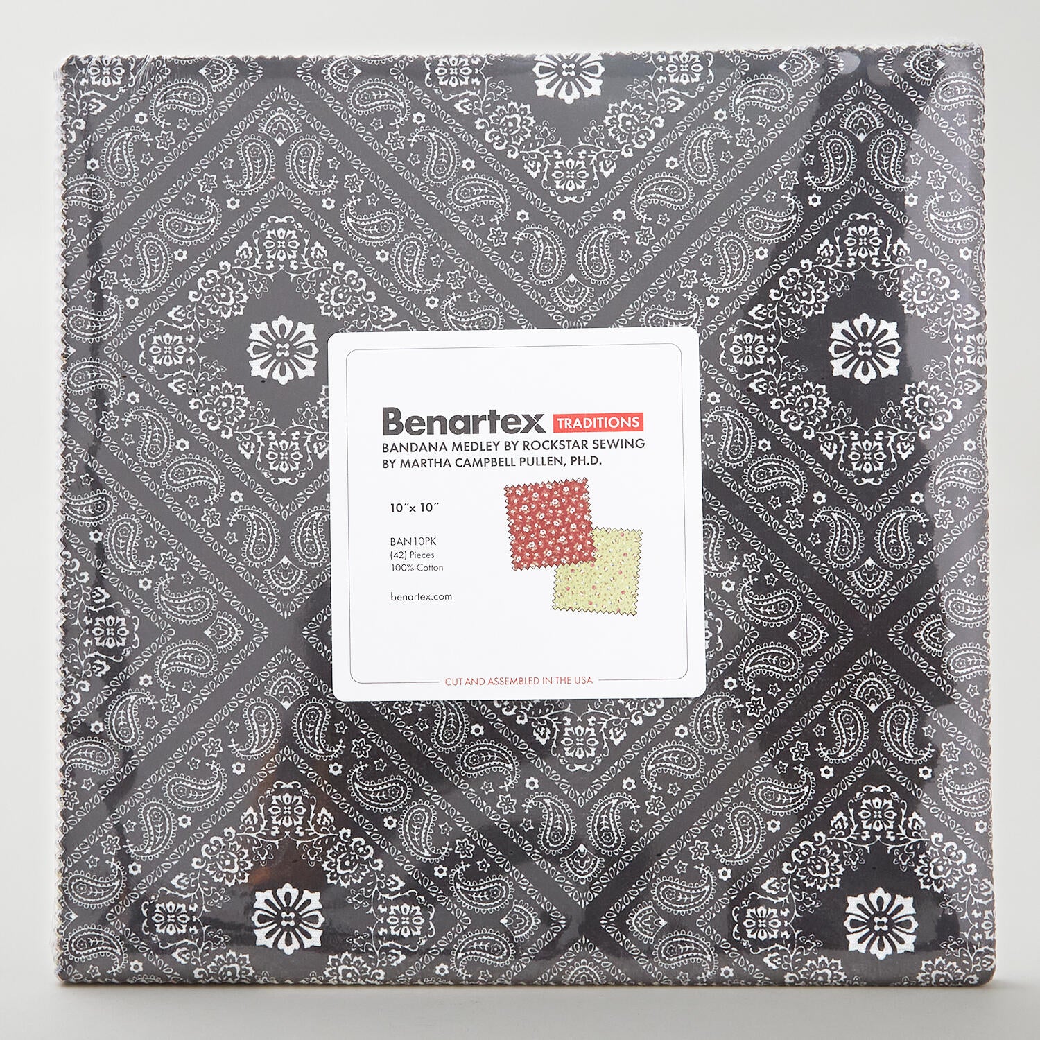 Bandana Medley Favorites 10" Squares - Image 2