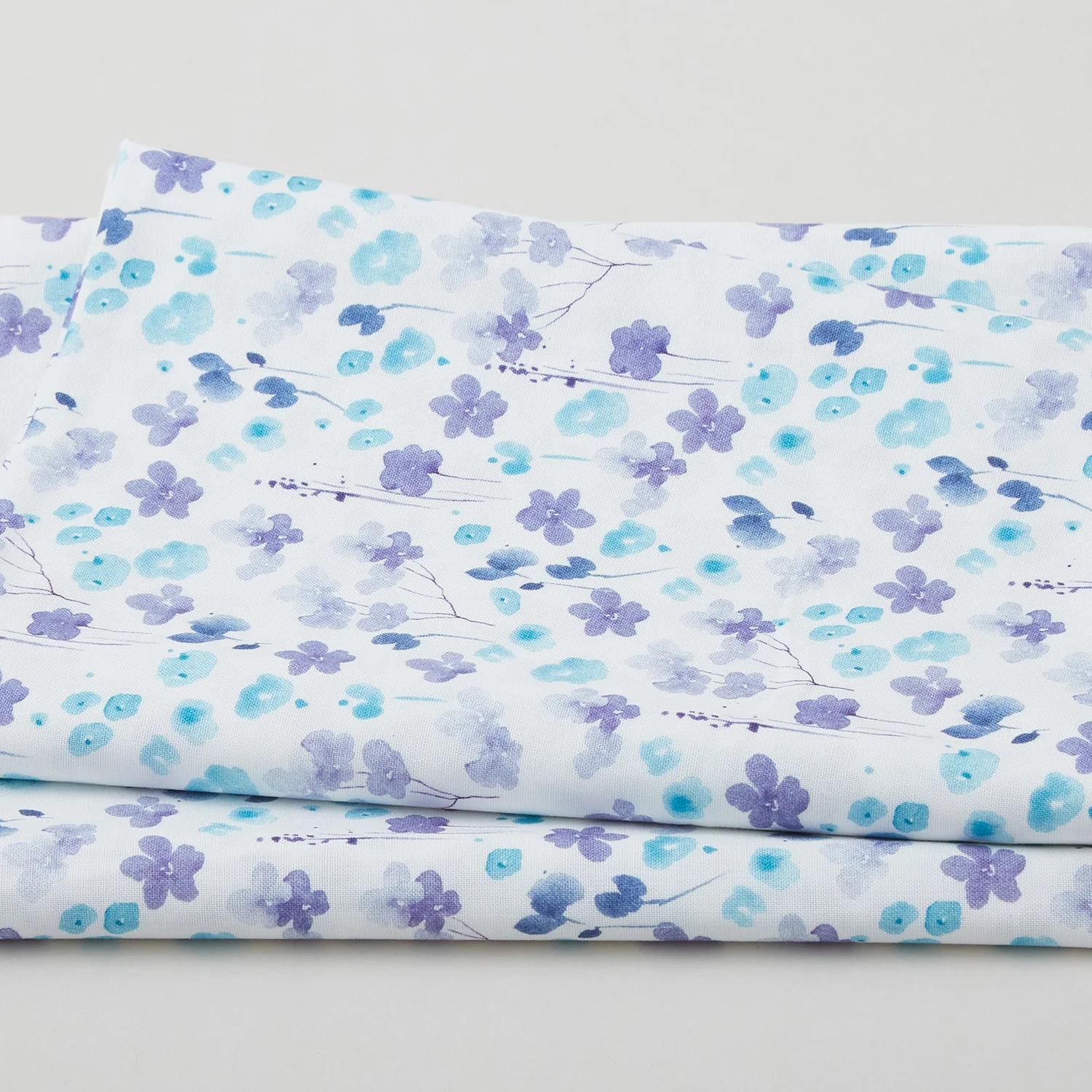 Beatrice Favorites - Watercolor Buds White 2 Yard Cut
