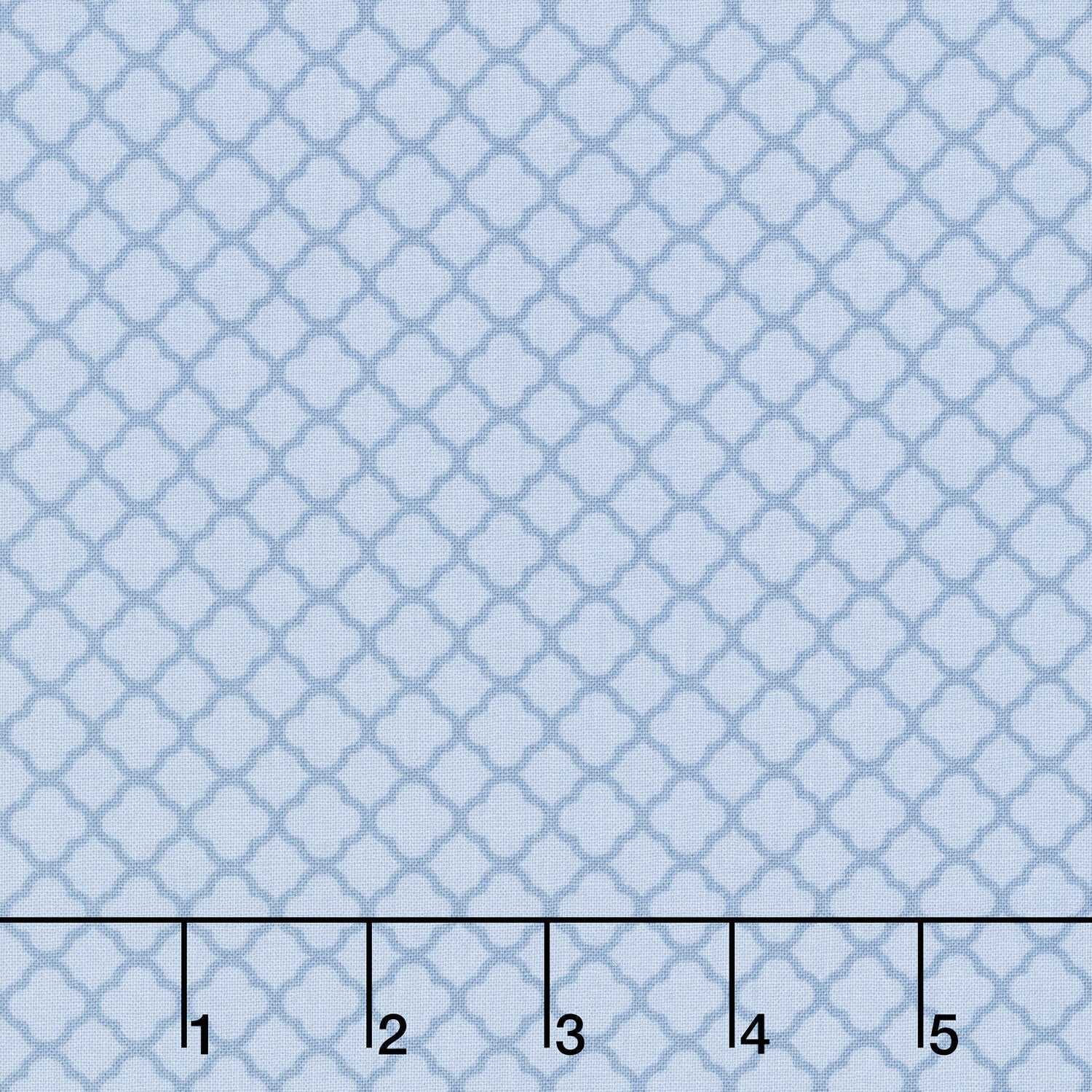Beautiful Bowquets - Lattice Blue Yardage
