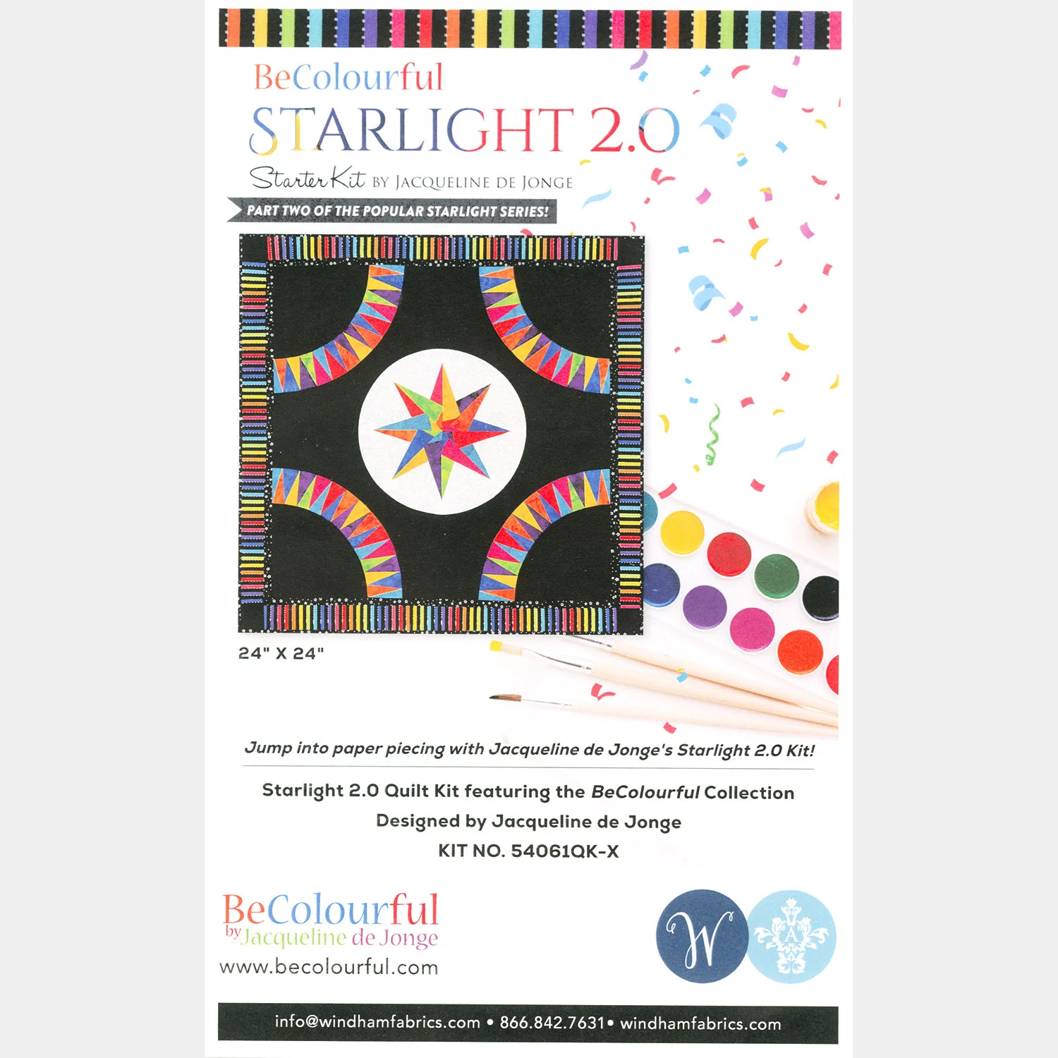 BeColourful Starlight 2.0 Quilt Kit - Image 3