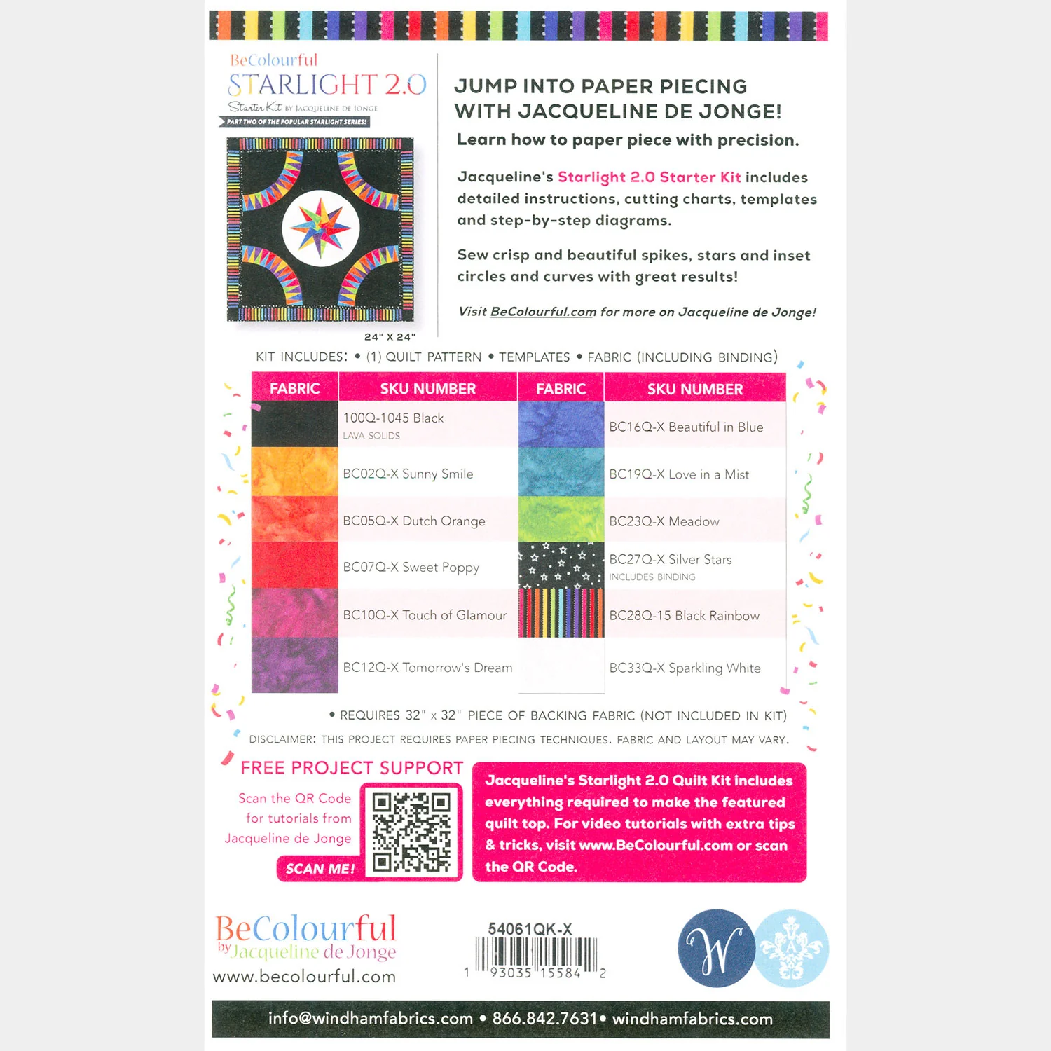 BeColourful Starlight 2.0 Quilt Kit - Image 4