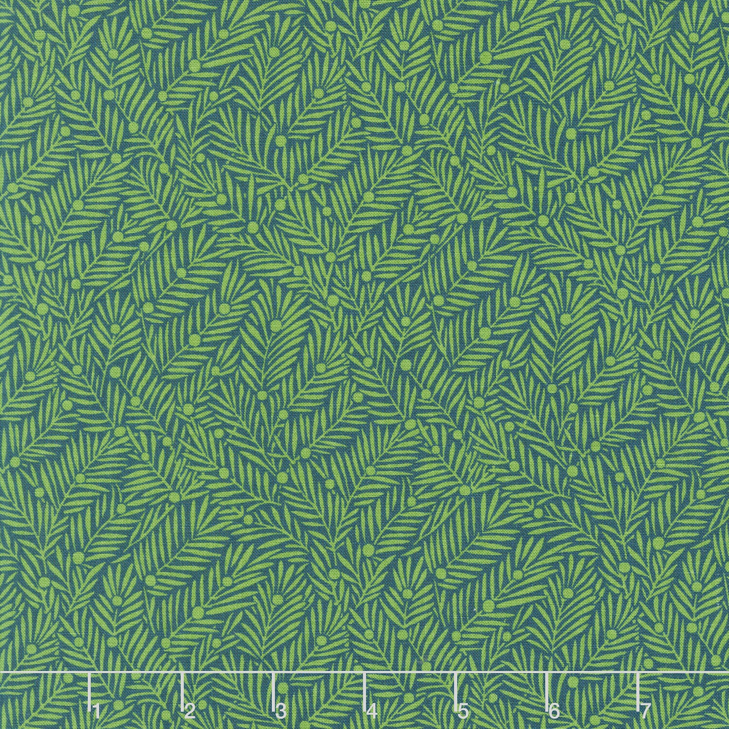 Bedford Park - Yew & Aril Teal Yardage