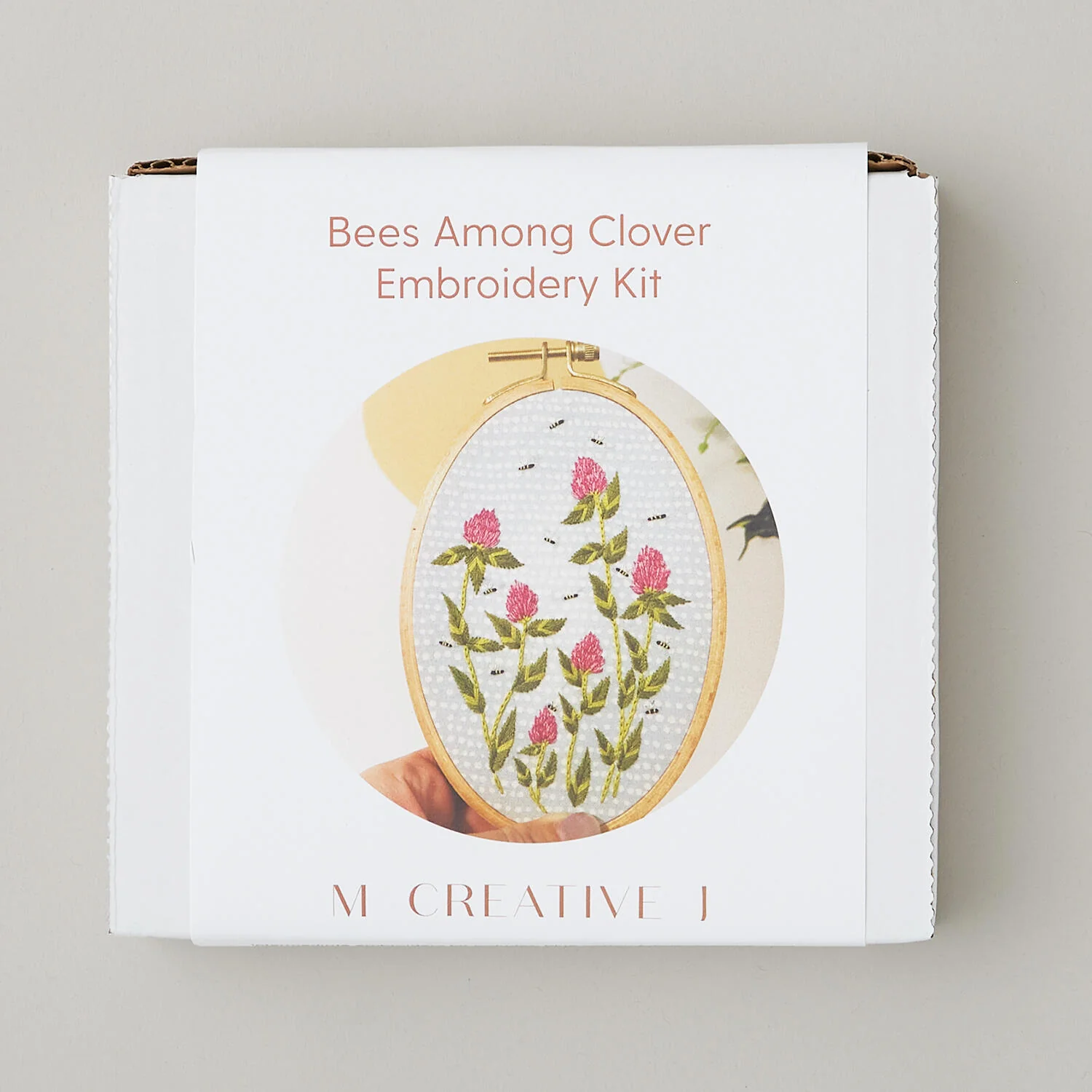 Bees Among Clover Embroidery Kit - Image 3