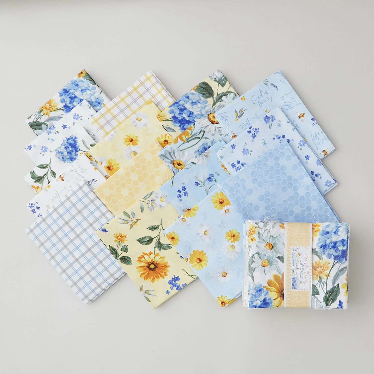 Bees & Blooms Fat Quarter Crystals