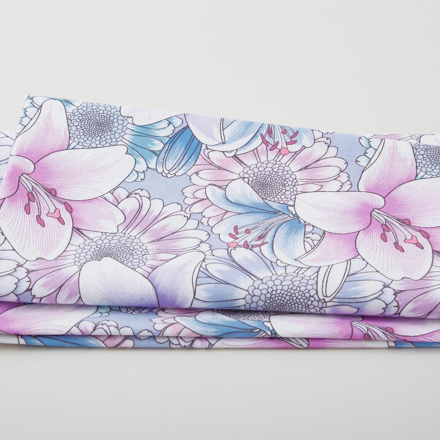 Begins with Mum - Lilies Violet 2 Yard Cut