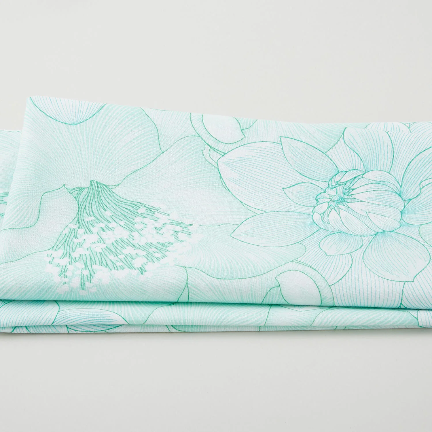 Begins with Mum - Poppies Mint 2 Yard Cut