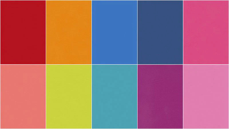 Bella Solids Bright Fat Quarter Bundle - Image 3