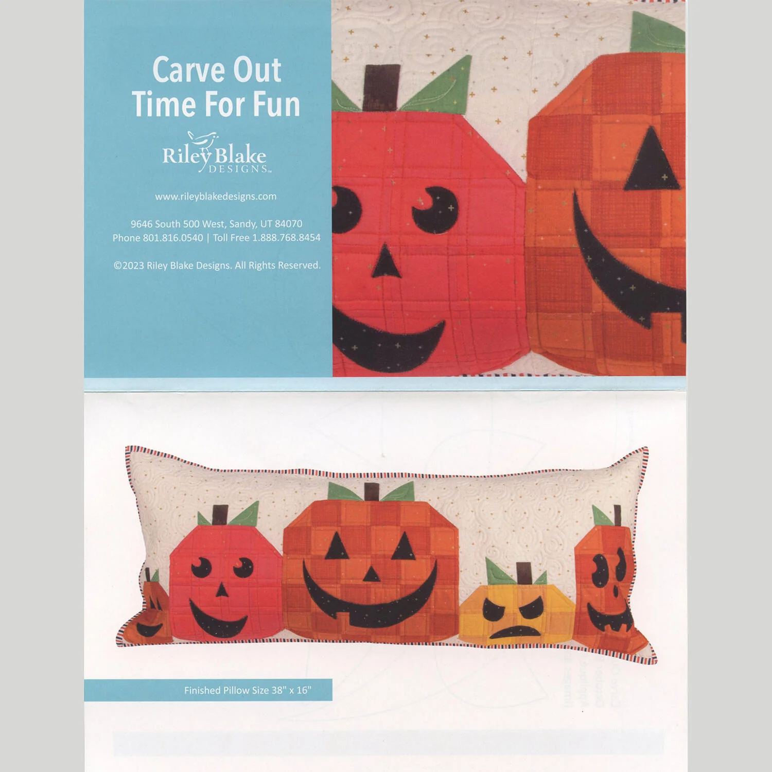 Bench Pillow of the Month - October - Carve Out Time for Fun - Image 3
