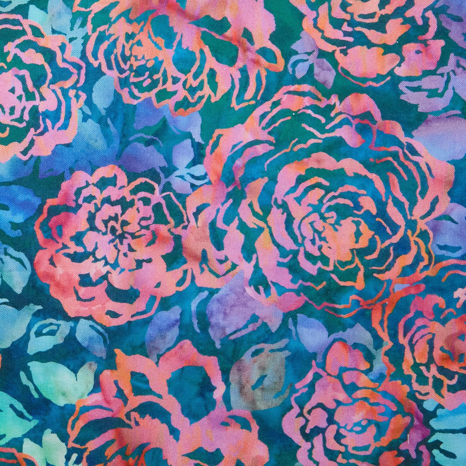 Berry Breeze Favorites - Azalea Large Peonies Digitally Printed 2 Yard Cut - Image 2