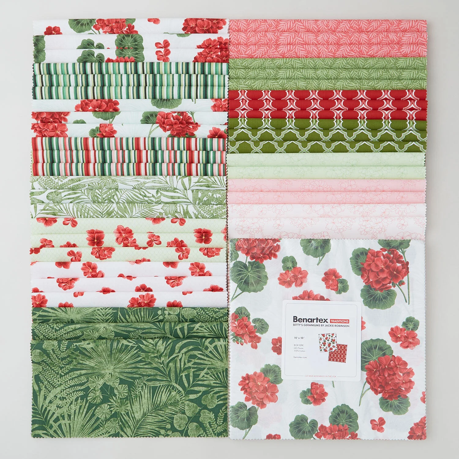 Betty's Geraniums Favorites 10" Squares - Image 3