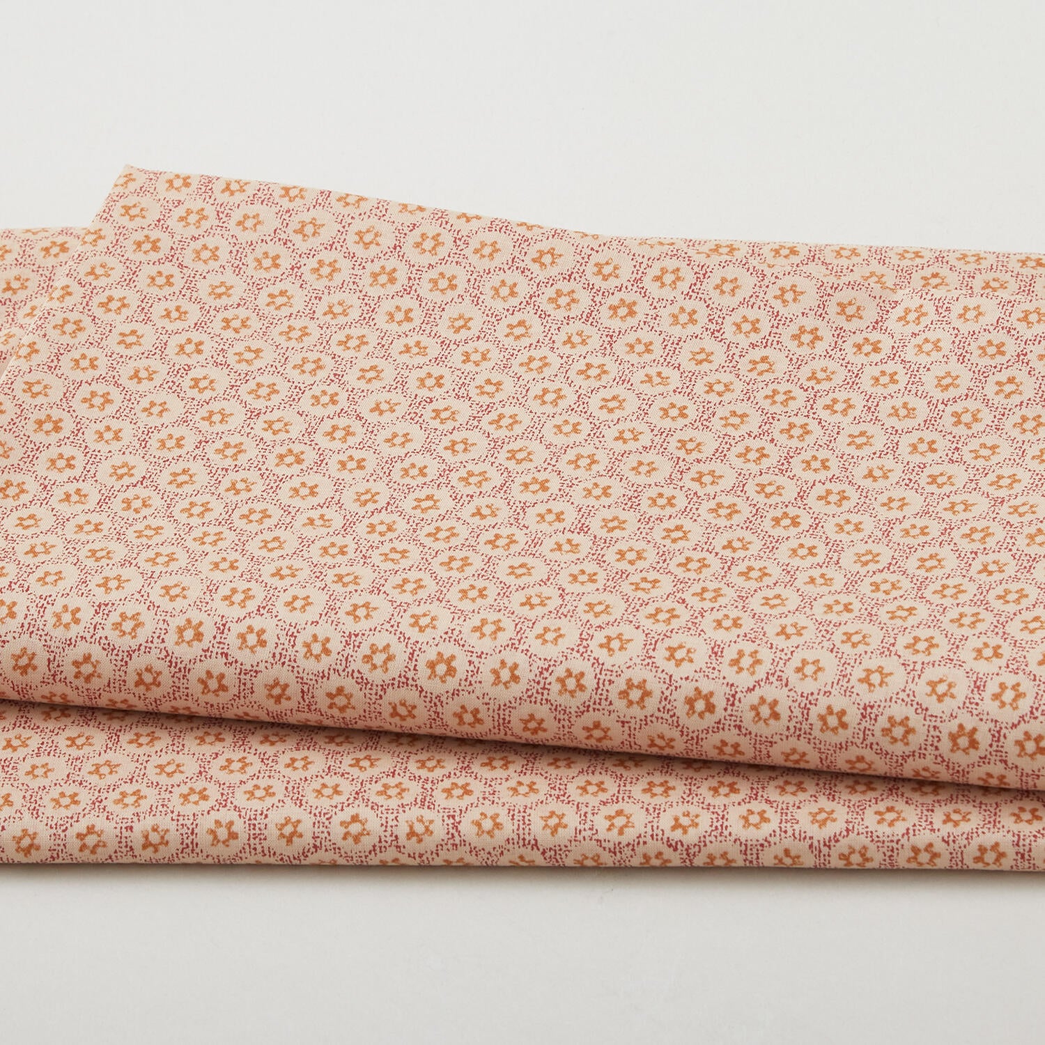 Bexley Heath - Honeycombe Berry Cotton Lawn 2 Yard Cut